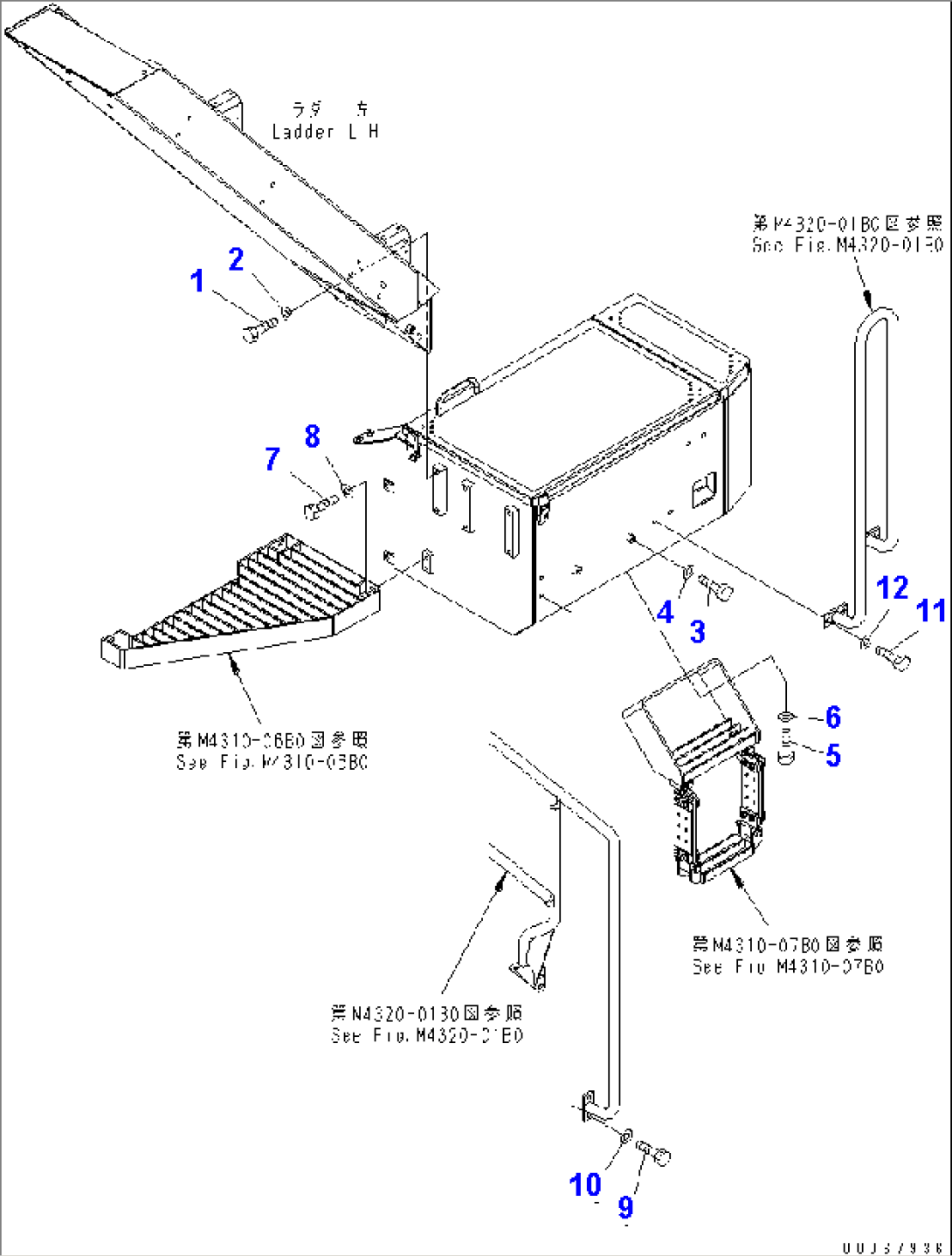 BATTERY BOX¤ L.H. (STEP) (MINING SPEC.)(#60002-)