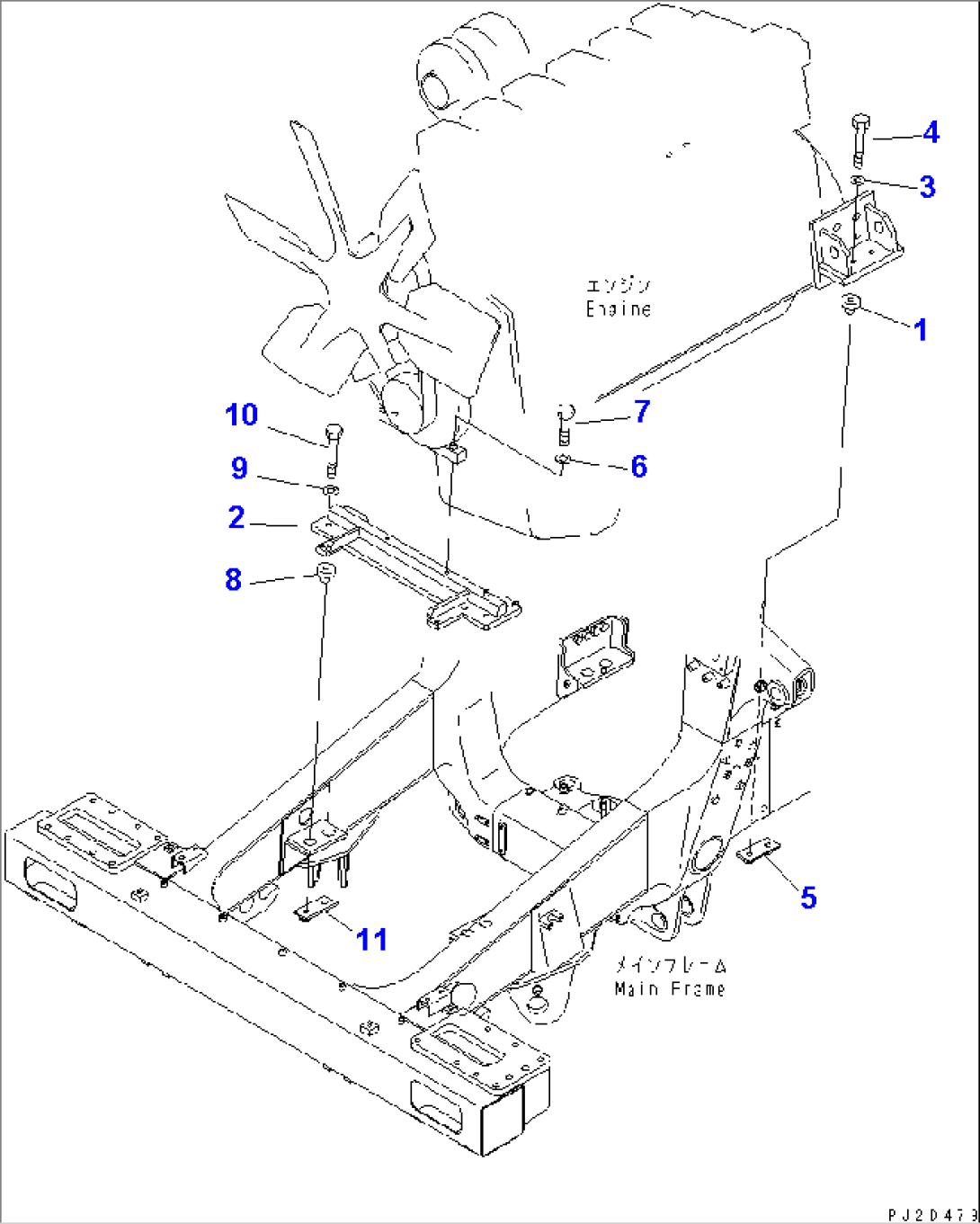 ENGINE MOUNTING