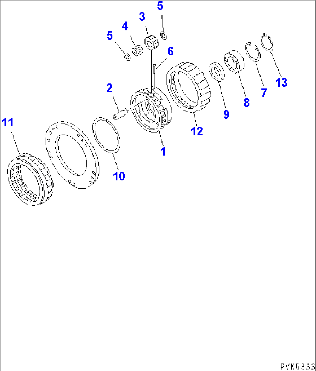 TRANSMISSION (FOR F2-R2 TRANSMISSION) (CARRIER) (3/3) (1ST)