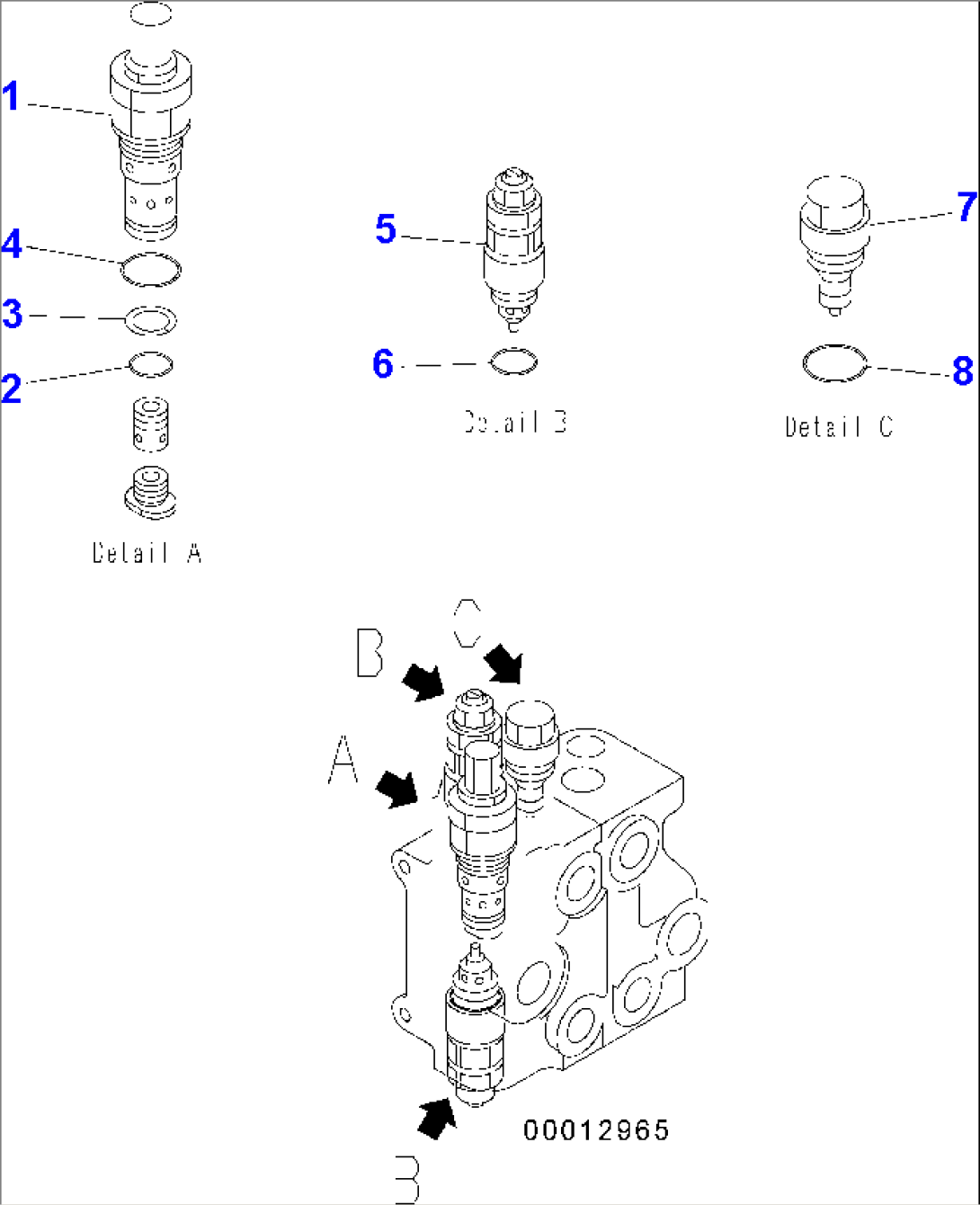 CONTROL VALVE (2-SPOOL) (2/2)