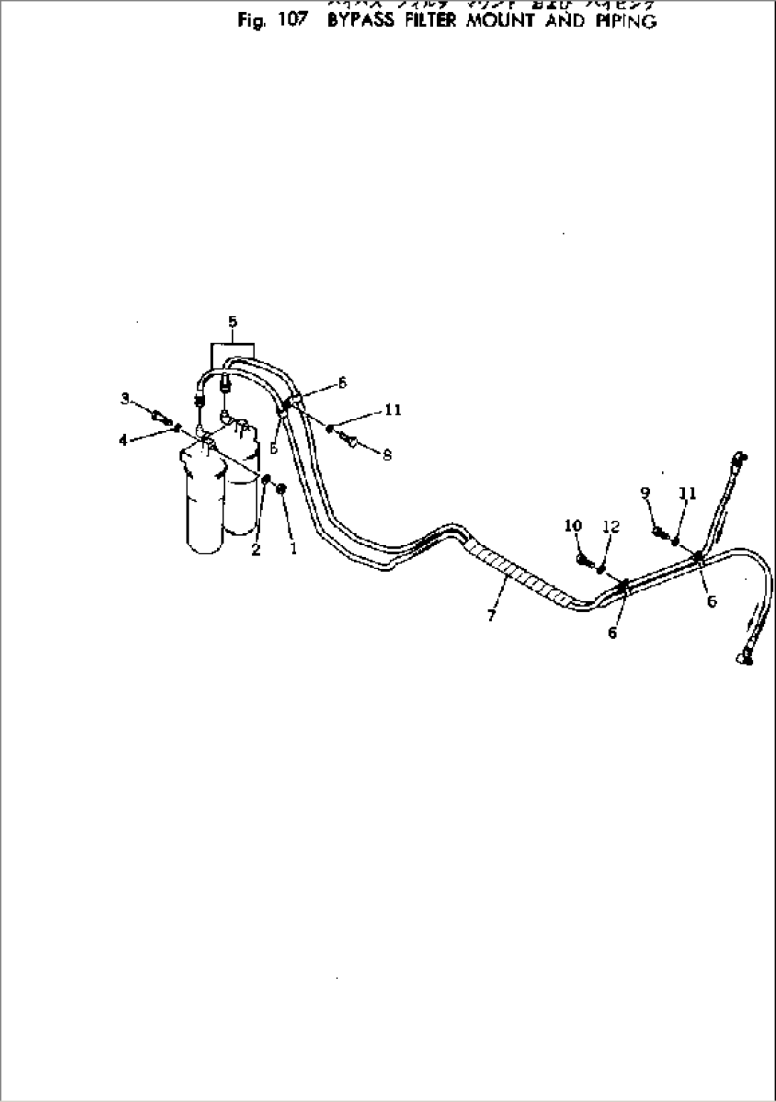 BYPASS FILTER MOUNT AND PIPING