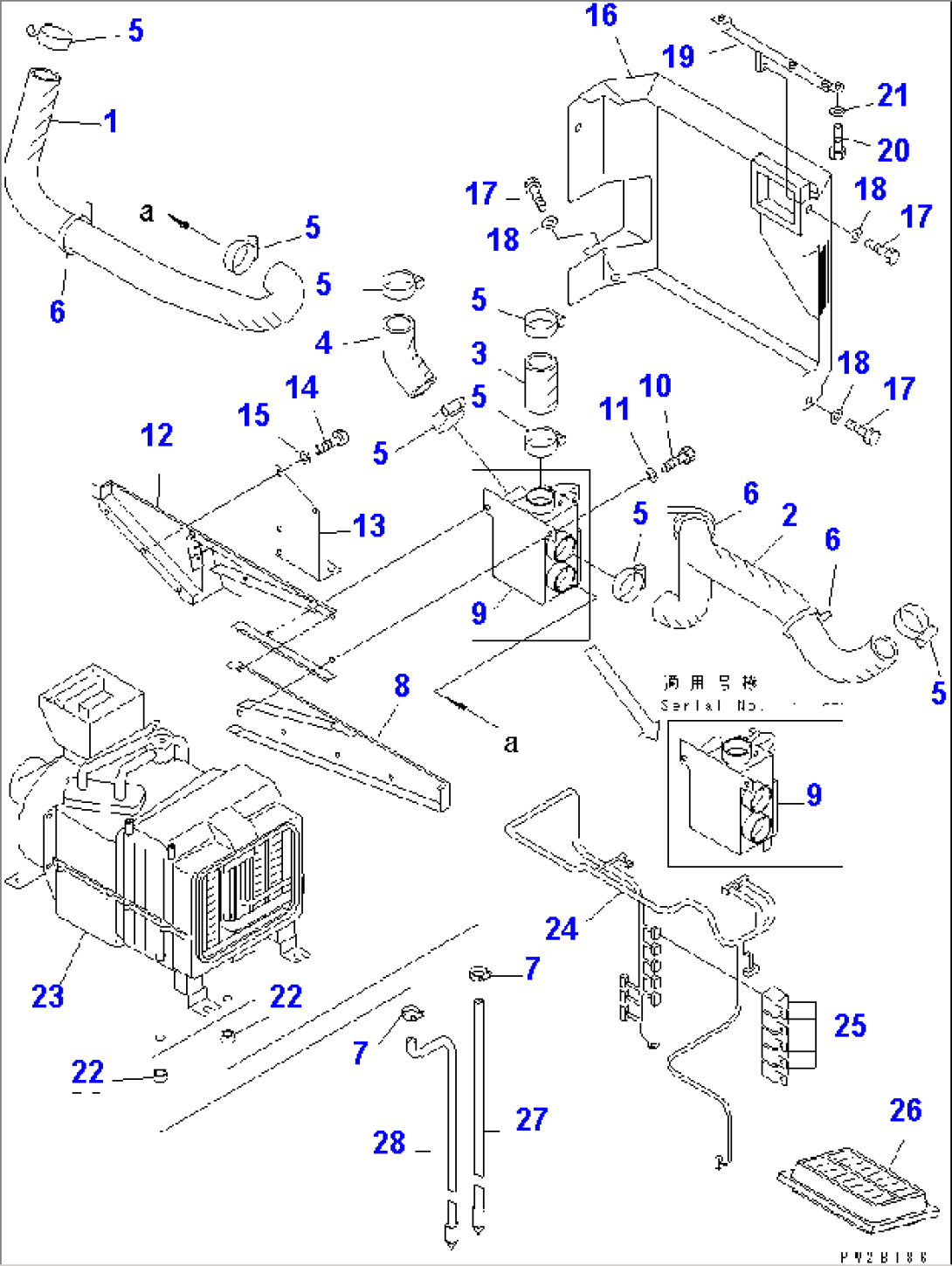 AIR CONDITIONER (6/8) (AIR CONDITIONER UNIT AND AIR DUCT) (2/2)(#1055-)