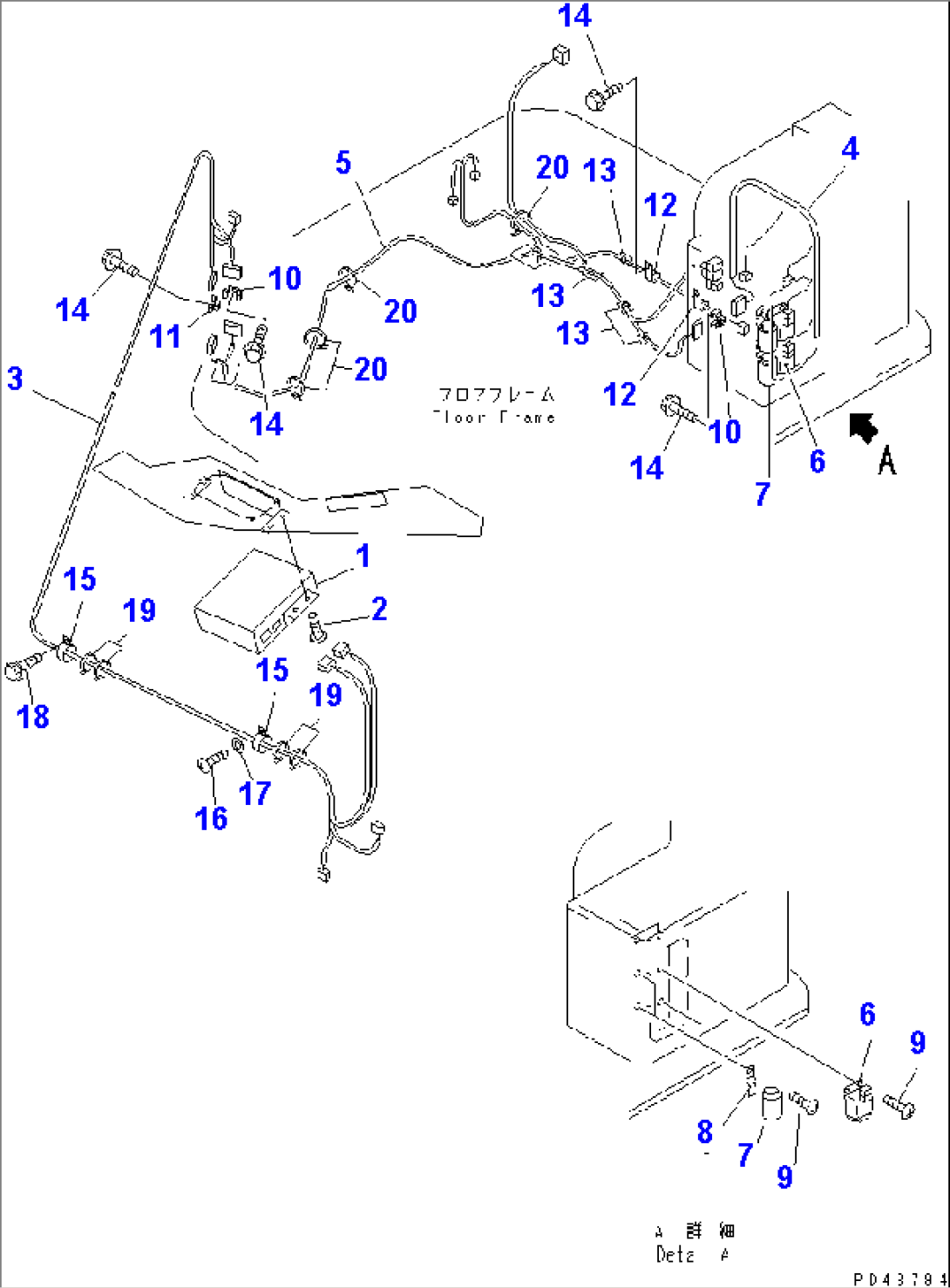 CAR HEATER RELATED PARTS (6/6) (ELECTRICAL SYSTEM) (WITH 2-PERSONS CAB)(#60001-)