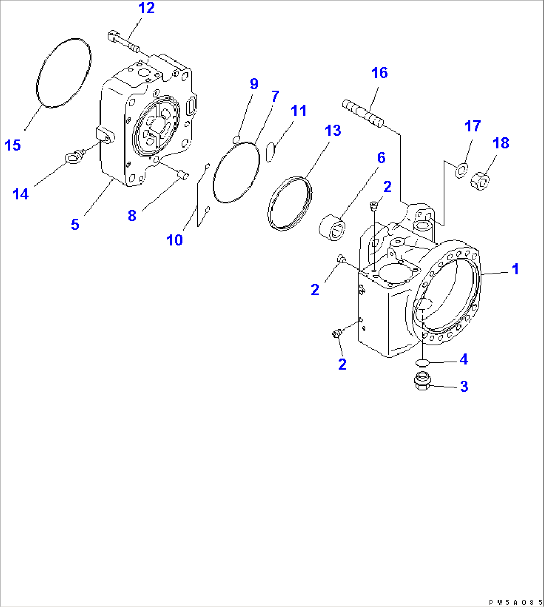 MAIN PUMP (6/18) (NO.1 PUMP)(#K32001-)