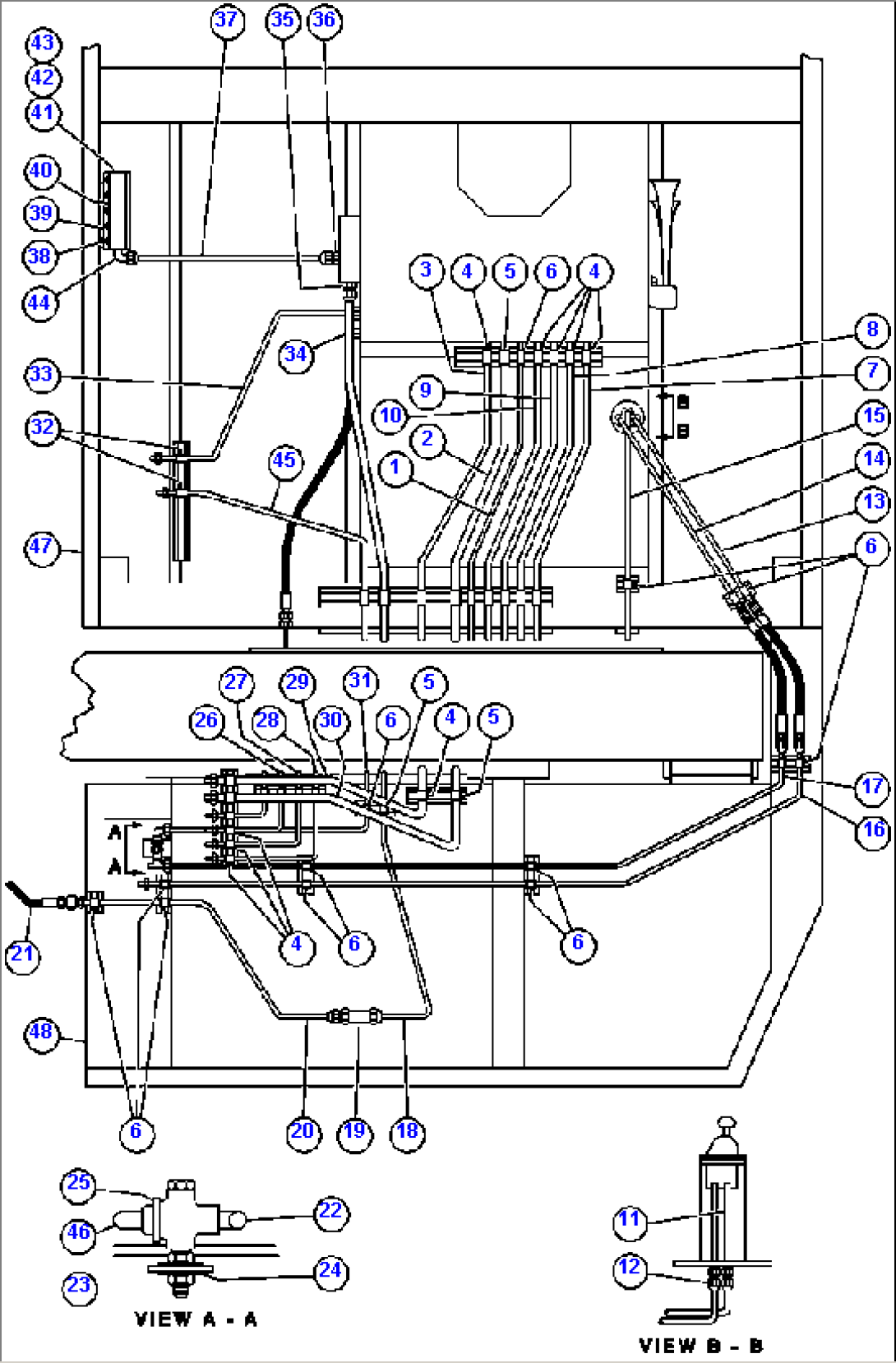 LEFT DECK PIPING