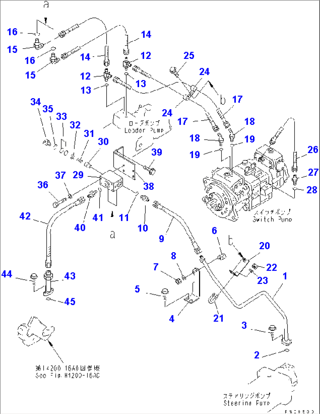 HYDRAULIC LINE (P.P.C. VALVE LINE REAR 2/3)