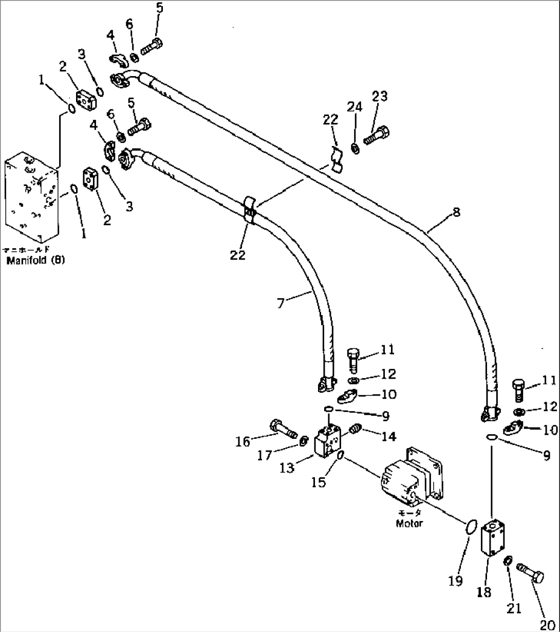 MOTOR PIPING (FOR AIR UNIT) (1/2)