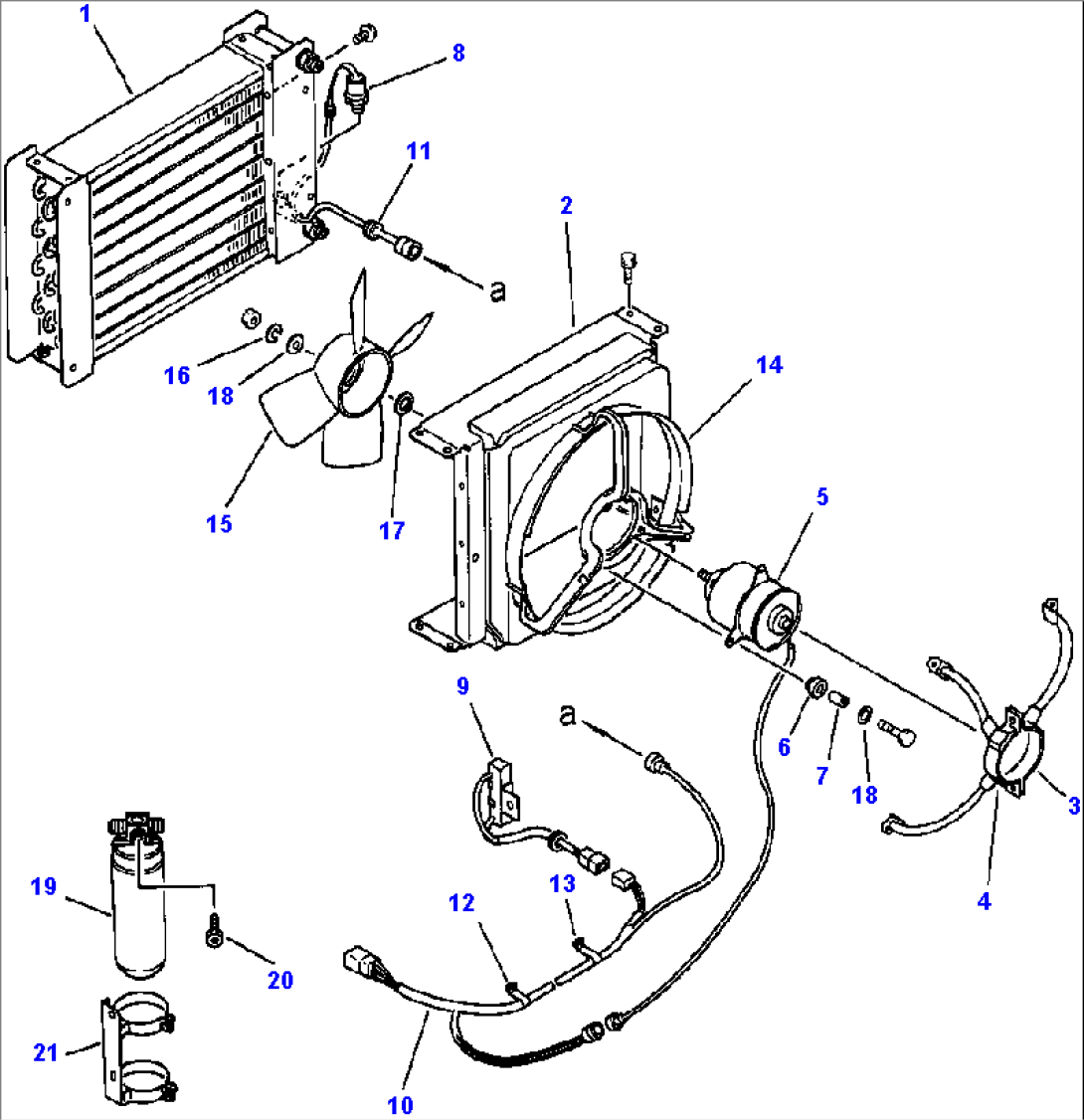 AIR CONDITIONER CONDENSER ASSEMBLY