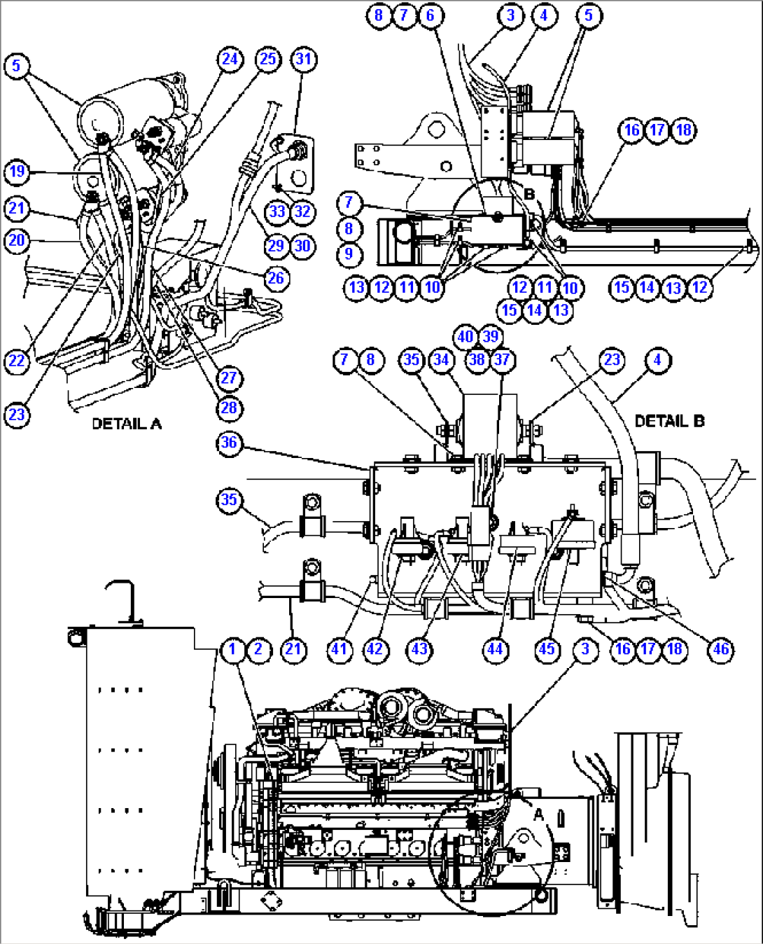 ENGINE ELECTRICAL - LEFT SIDE