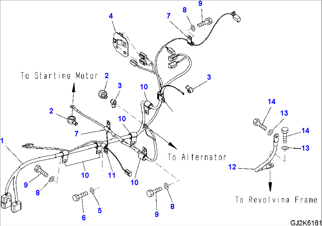 WIRING (ENGINE HARNESS)