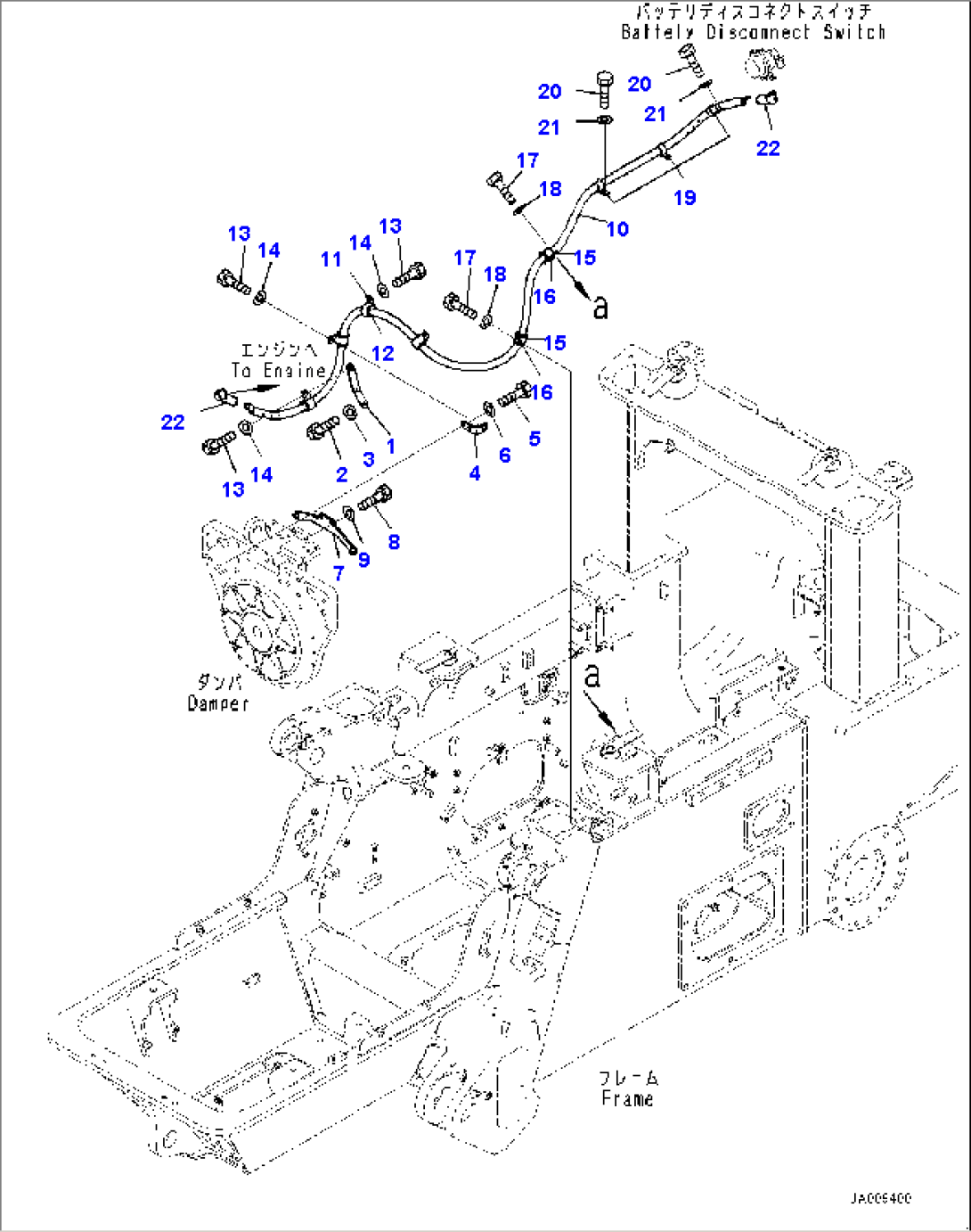 Engine Wiring Harness, Battery Cable (#30001-30616)