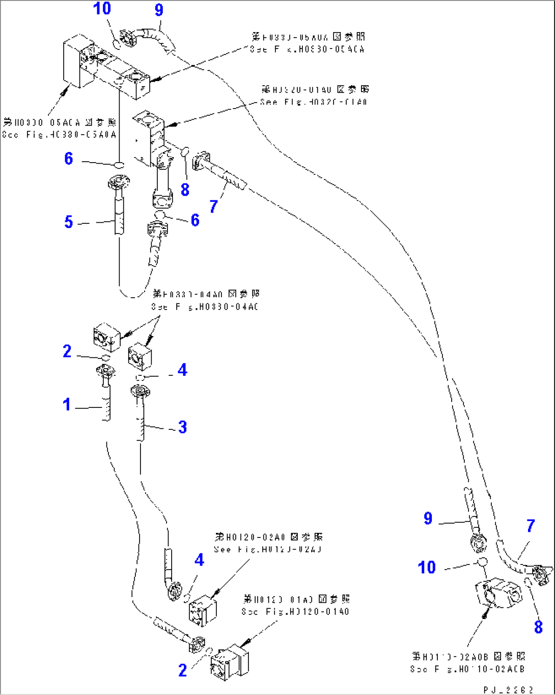 MAIN VALVE RETURN PIPING (HOSE)(#30175-30999)