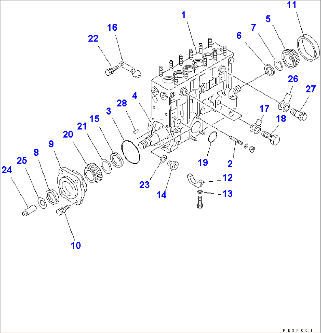 FUEL NOZZLE AND SPILL PIPE(#29457-)