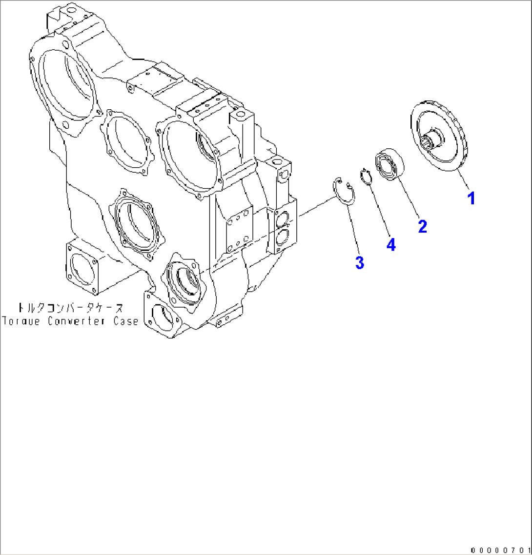 TORQUE CONVERTER (SCAVENGING PUMP)(#11001-)