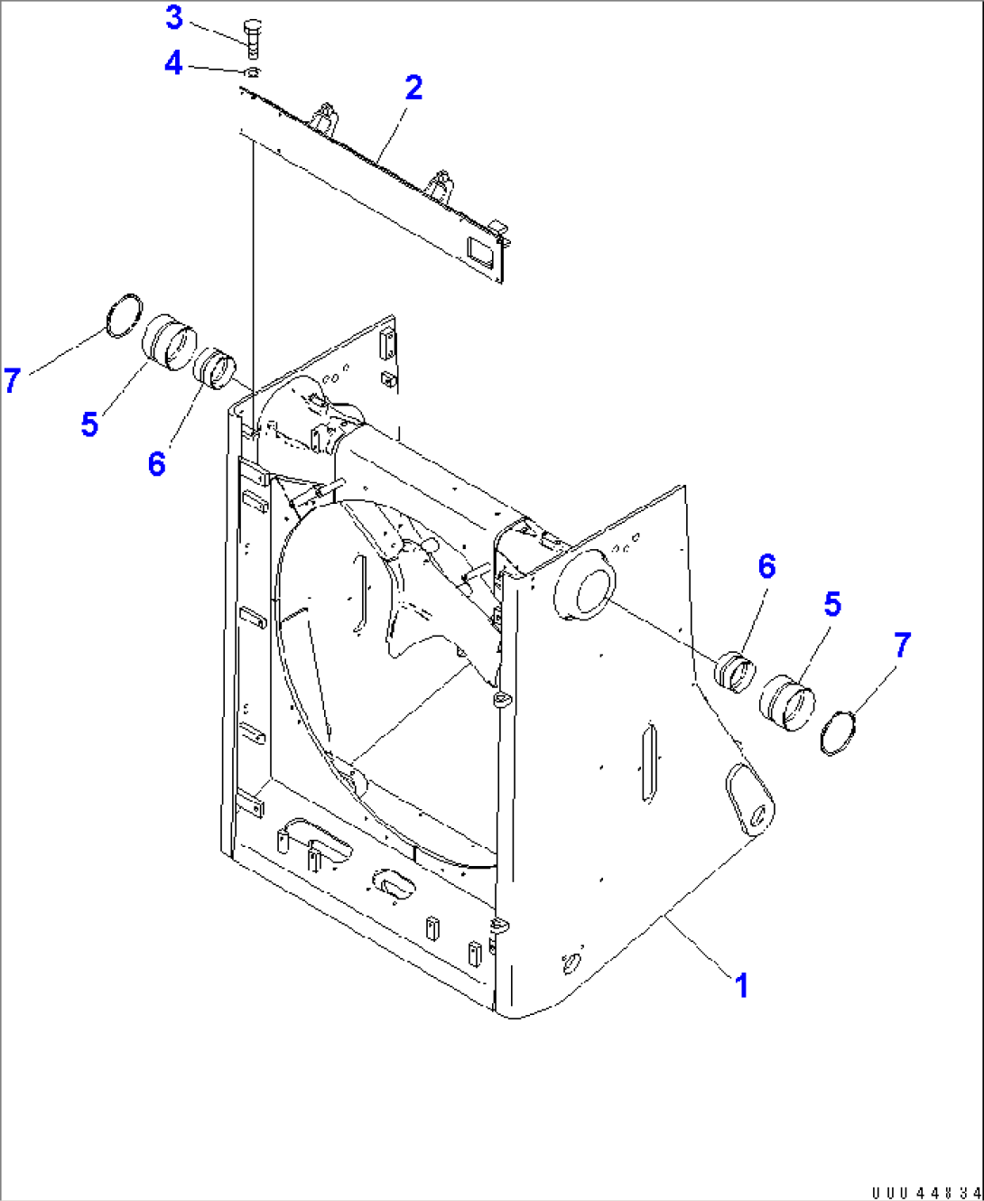 RADIATOR GUARD(#30001-)