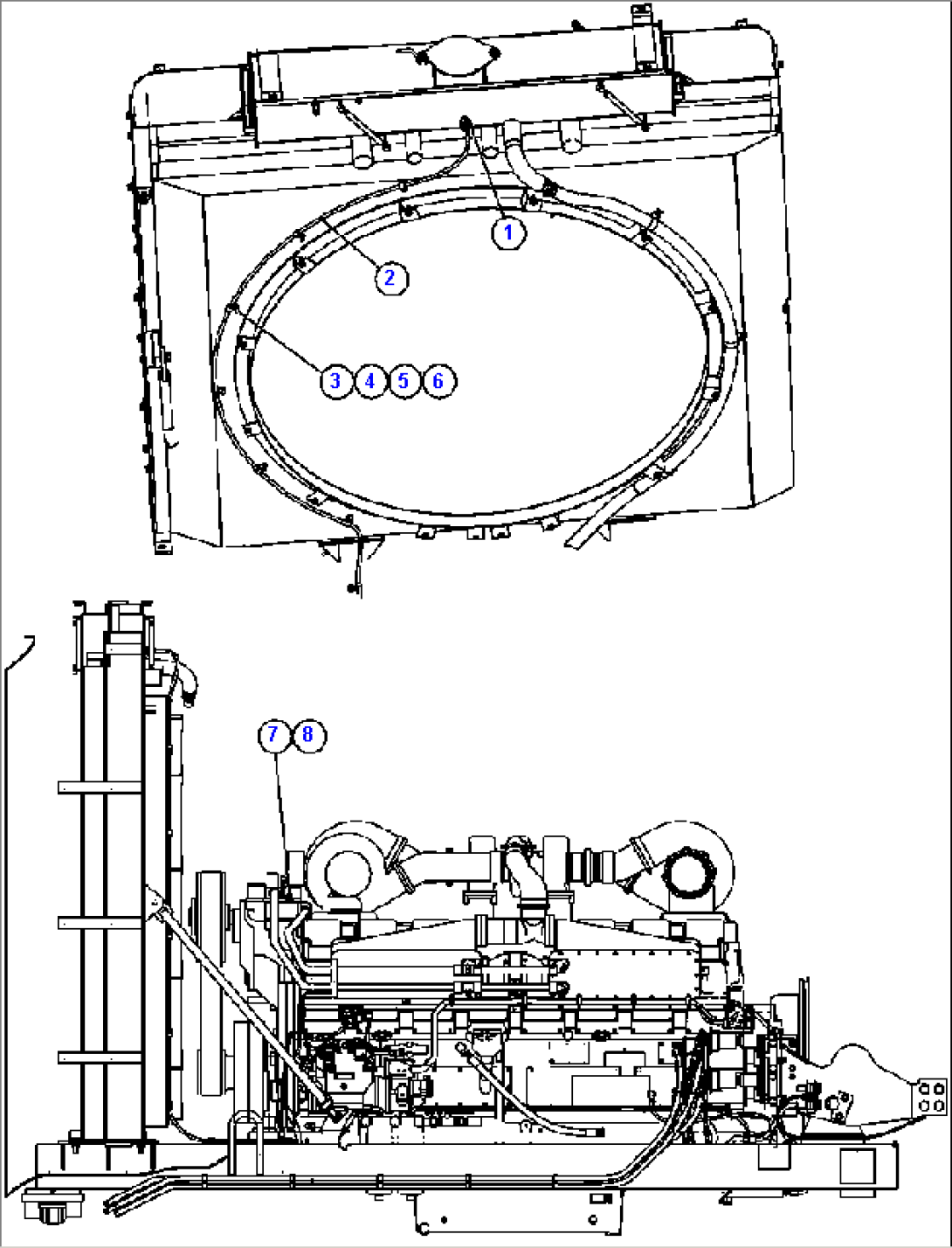 ENGINE WIRING - COOLING SYSTEM