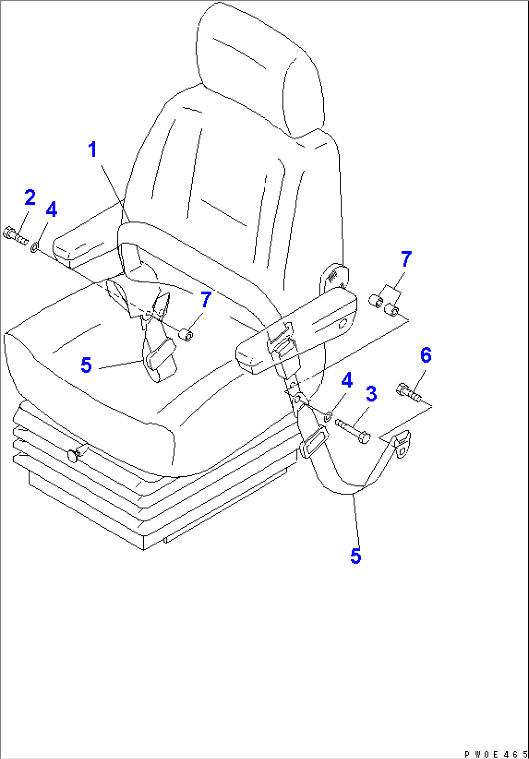 SEAT BELT (3 INCH) (ISRING HAUSEN)