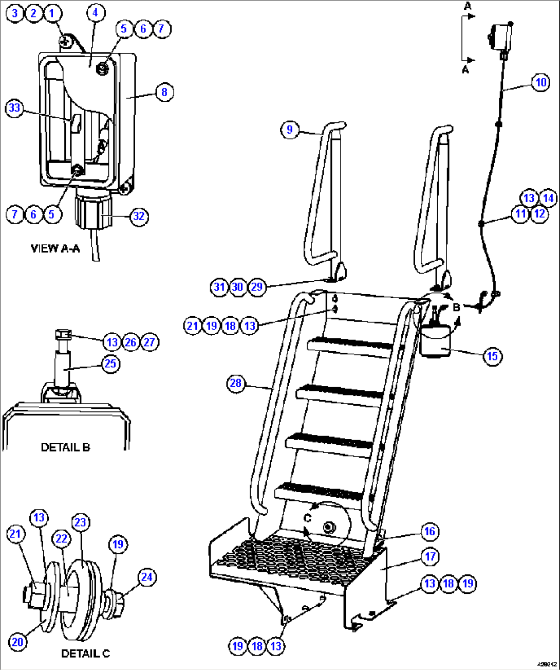 REAR ACCESS LADDER & LIGHT