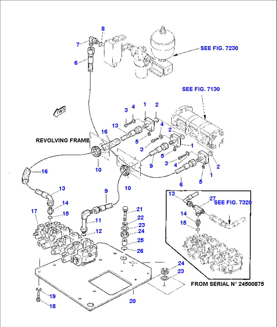 HYDRAULIC PIPING (DELIVERY LINE)