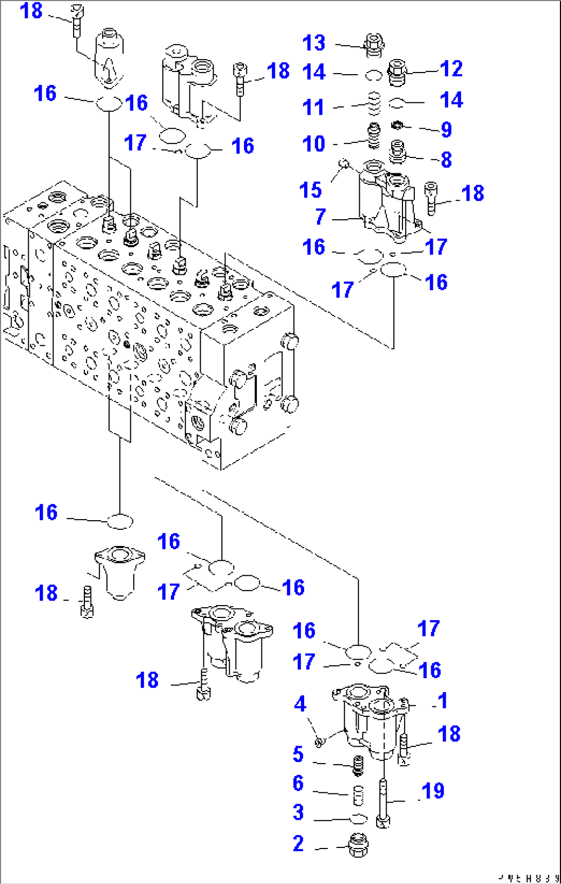 MAIN VALVE (3/20)(#60001-)