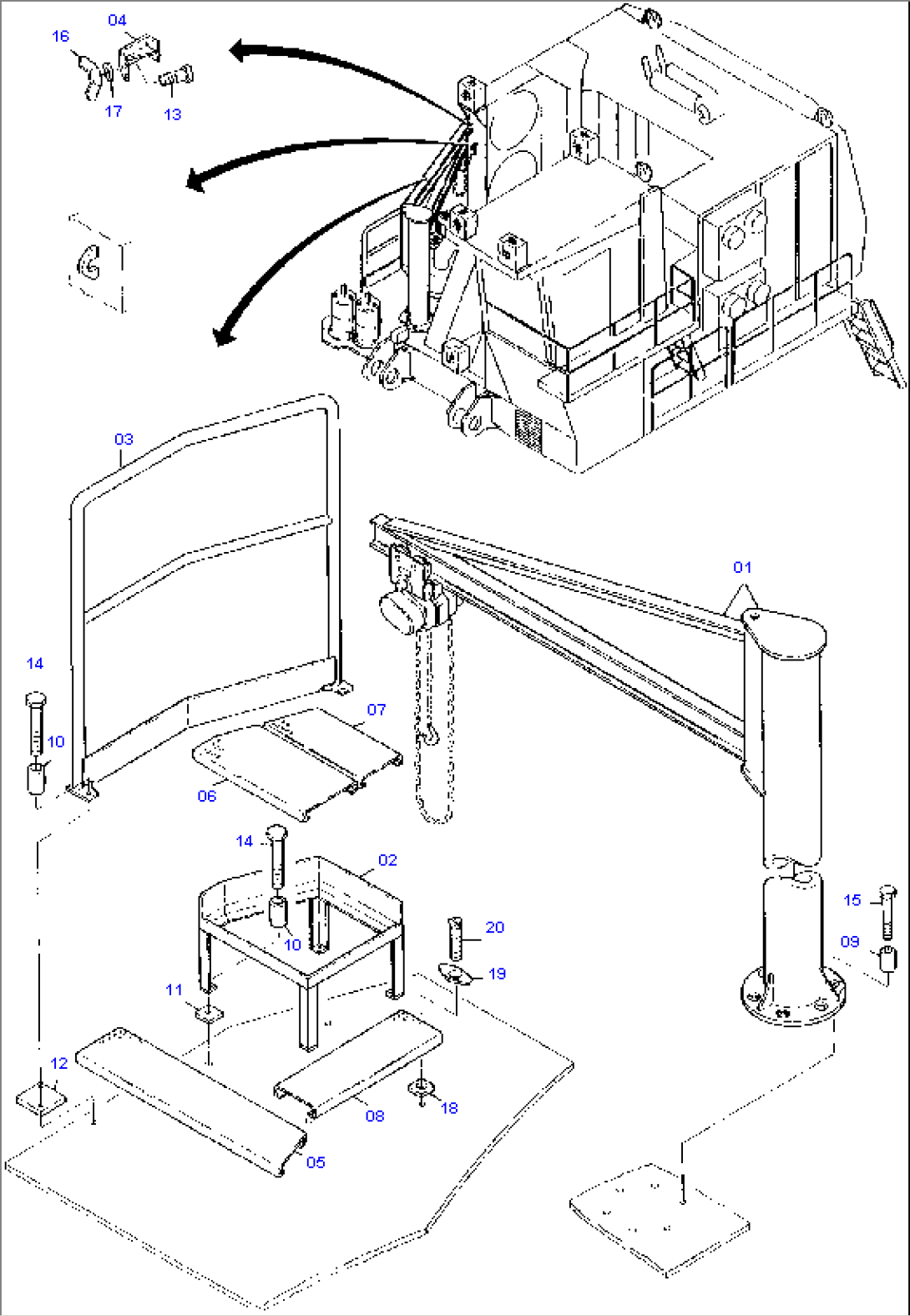 Grease Barrel Crane Arr.