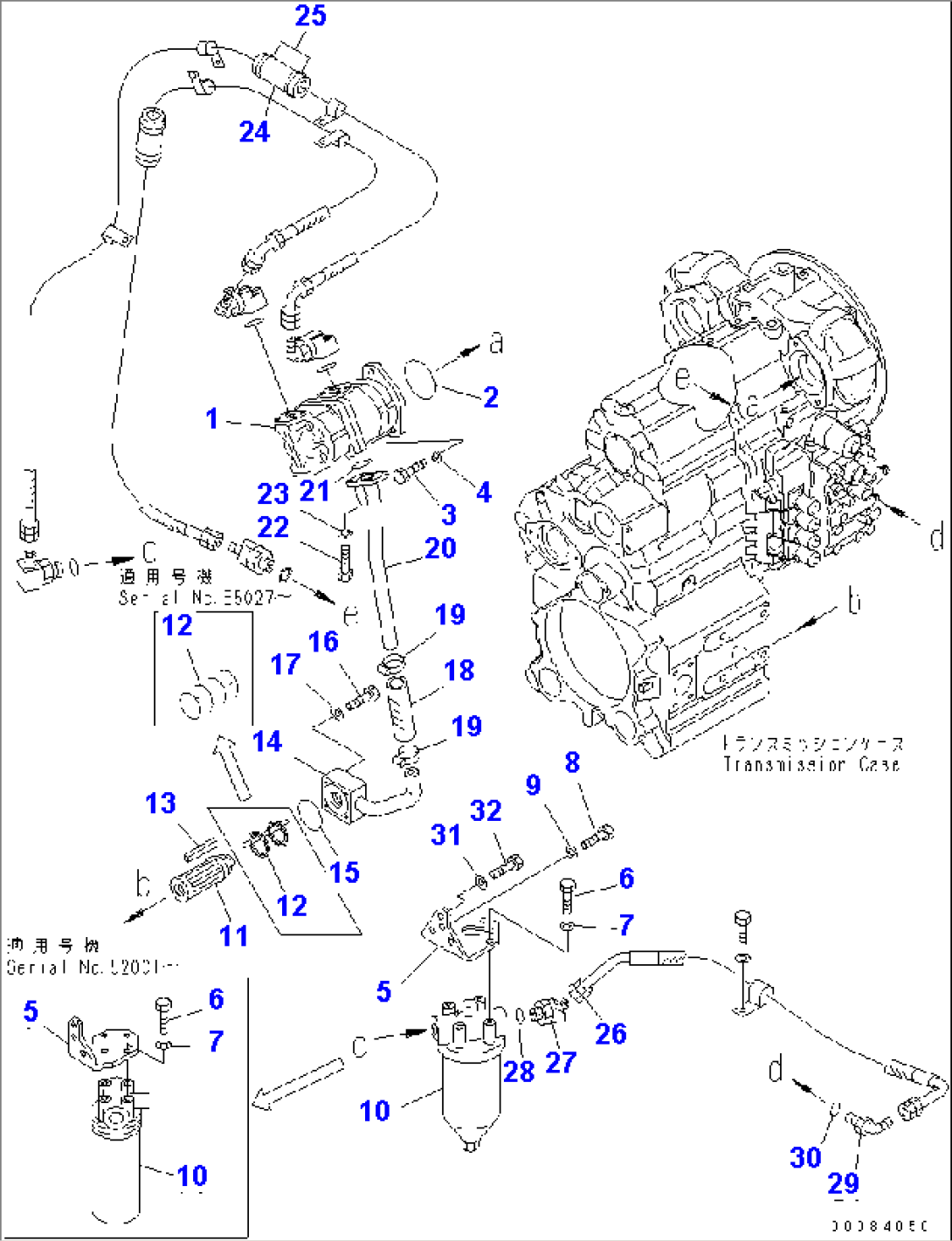 TRANSMISSION (TRANSMISSION PUMP AND PIPING) (1/2)