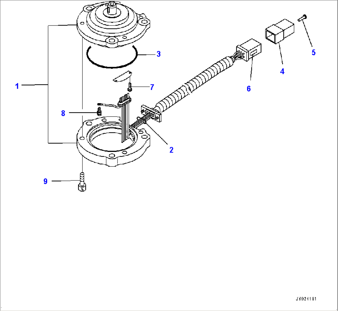 Boom, Angle Sensor (#451080-)