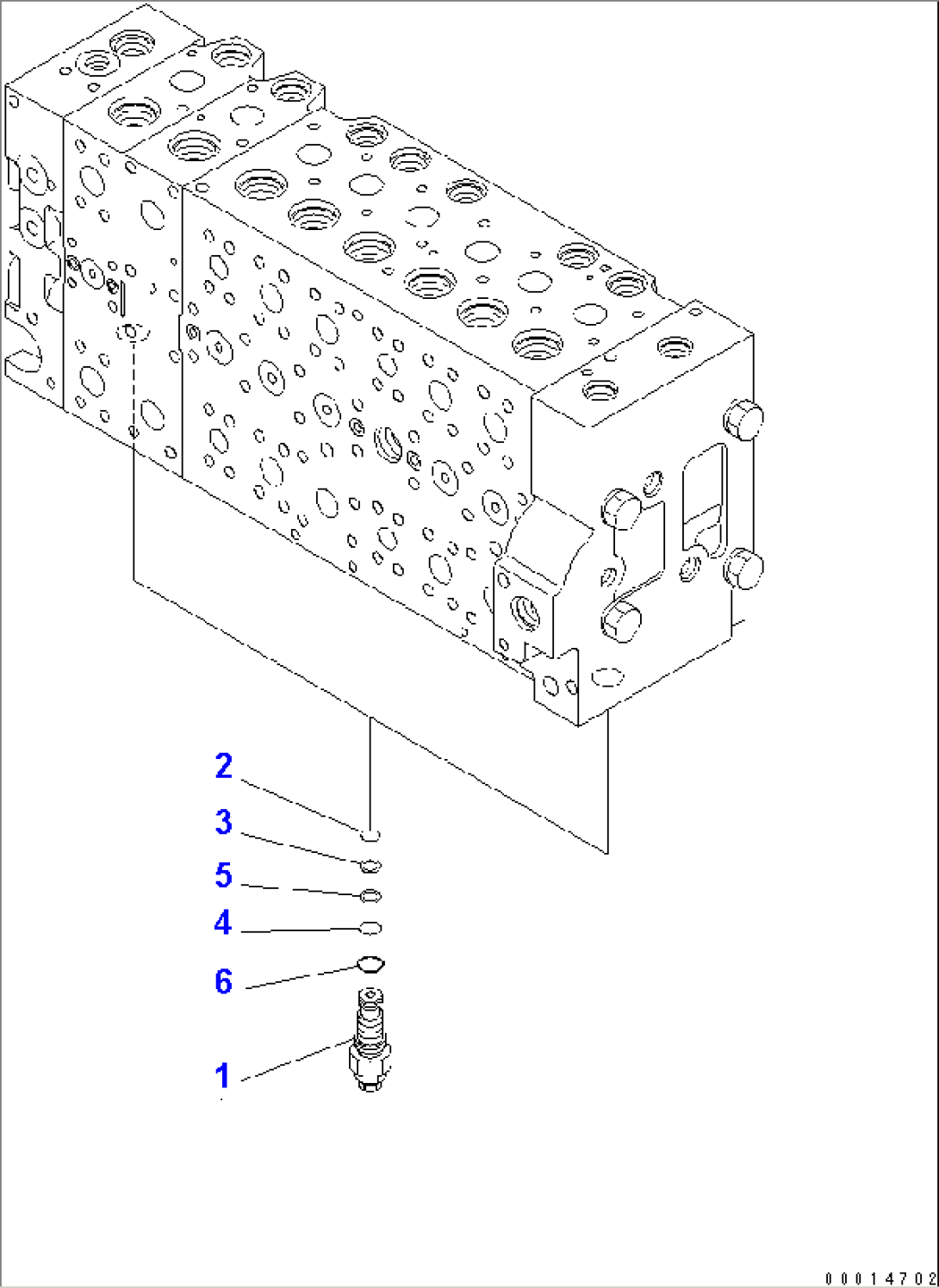 MAIN VALVE (1-ACTUATOR) (8/22) (#K50001-K50499)