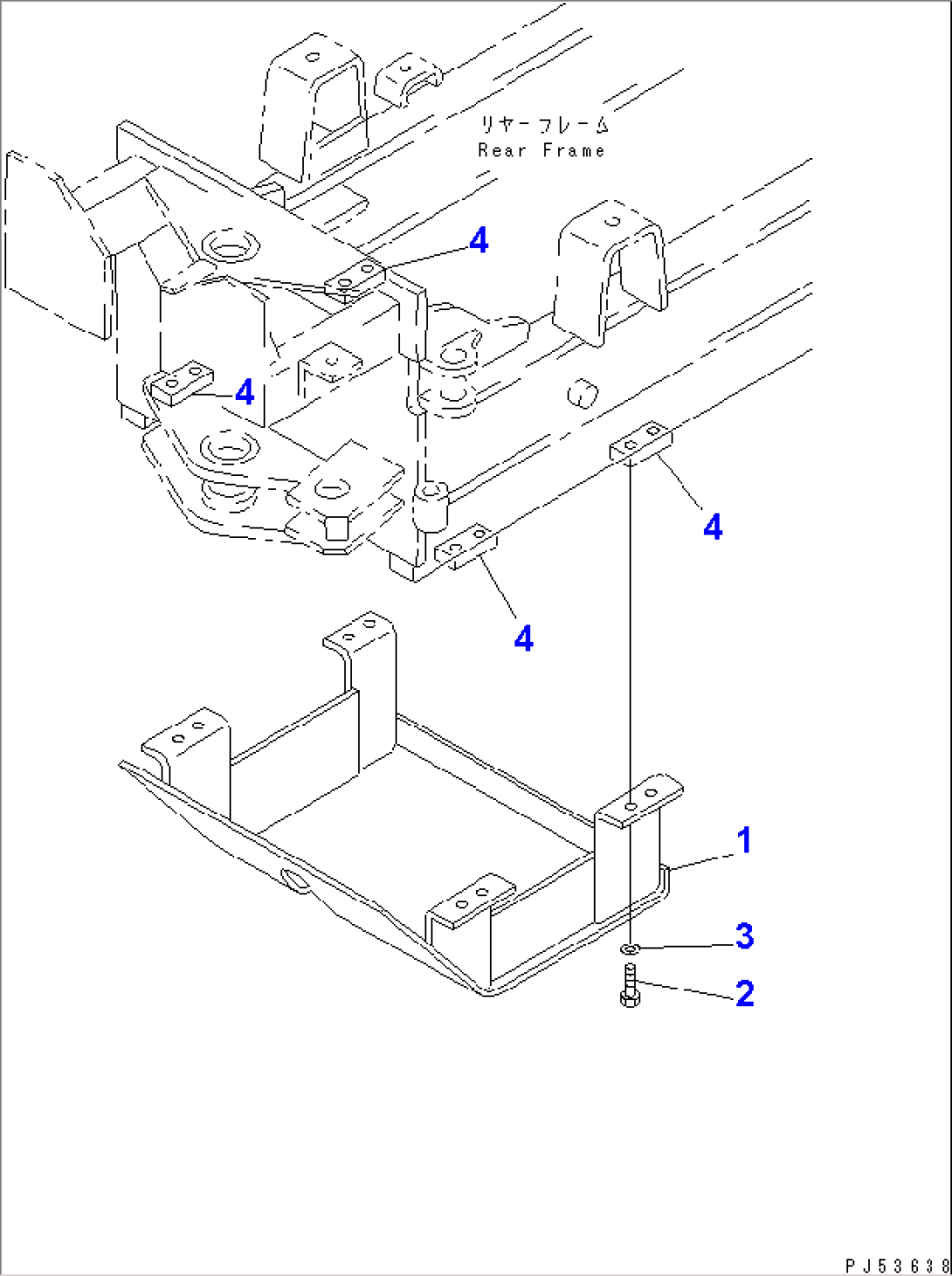 TRANSMISSION UNDER GUARD(#4501-4700)