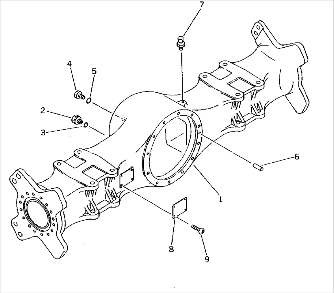 REAR AXLE HOUSING