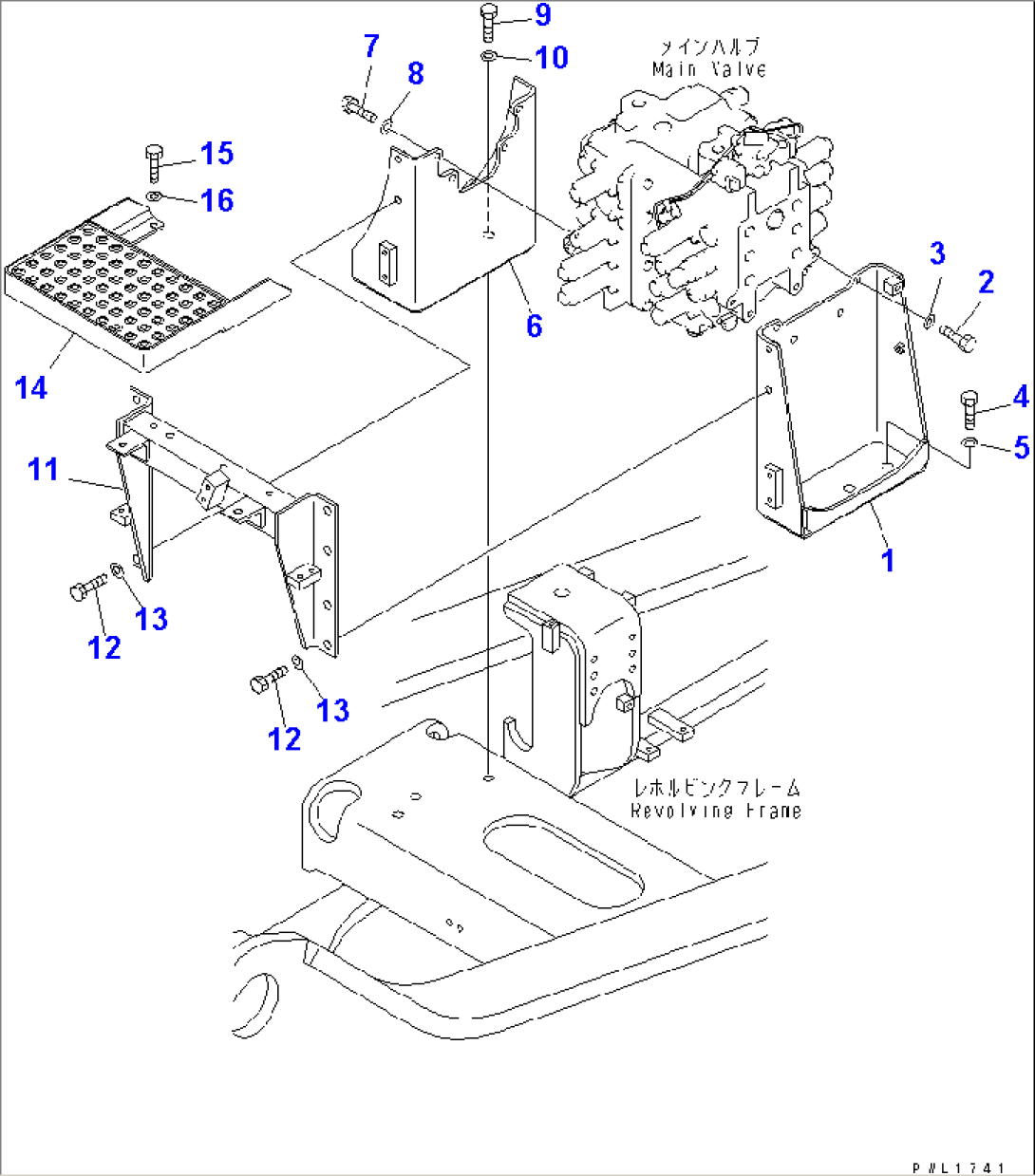 MAIN VALVE (BRACKET AND STEP)