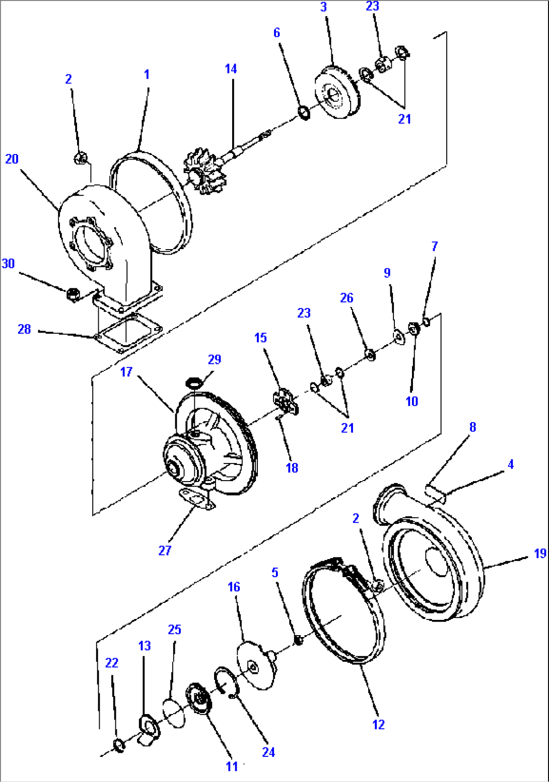 A1203-A7A6 TURBOCHARGER