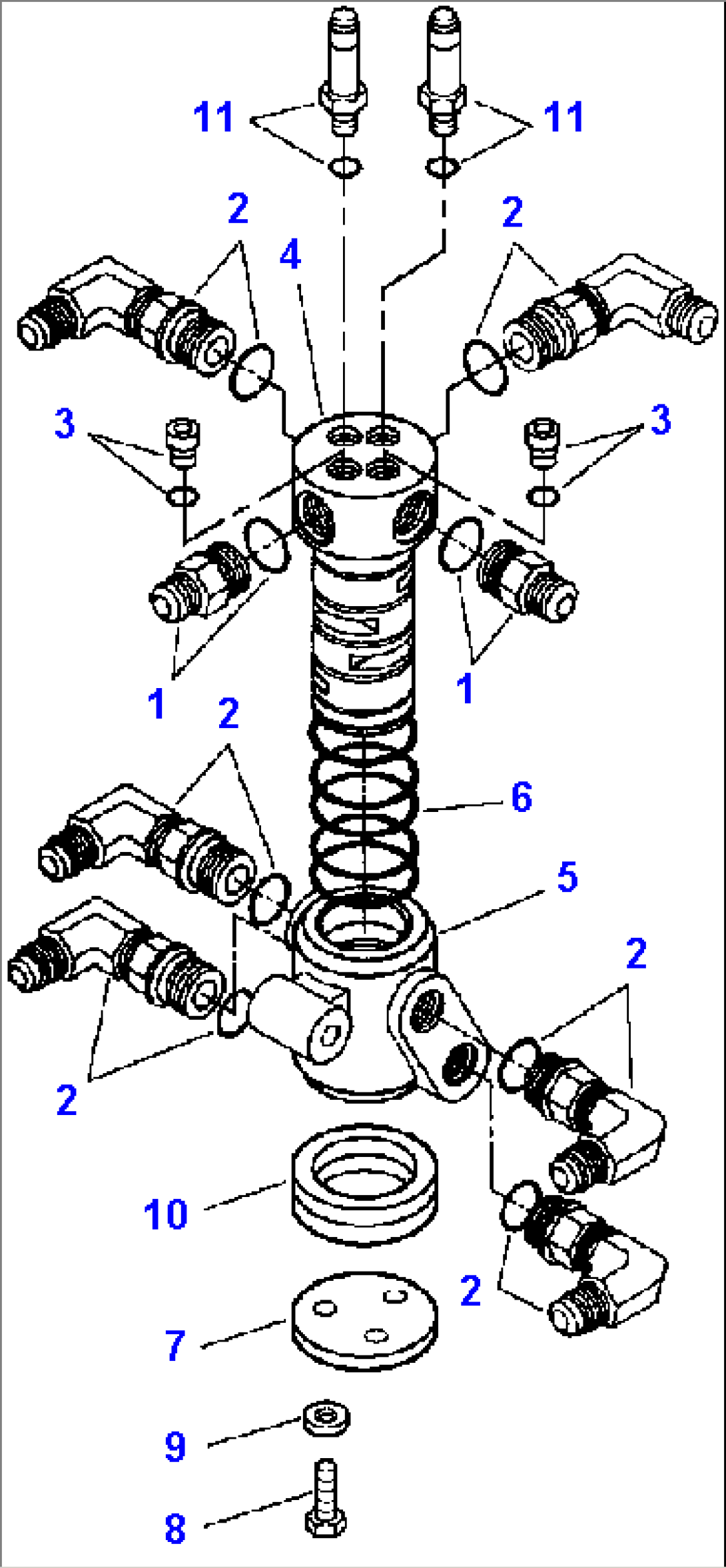 FOUR-WAY SWIVEL BLOCK