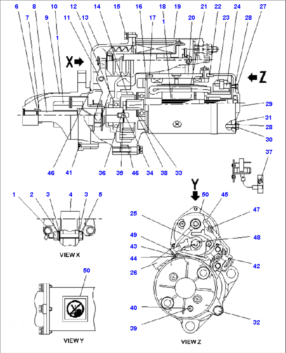 AST00-002001 STARTING MOTOR 11 KW