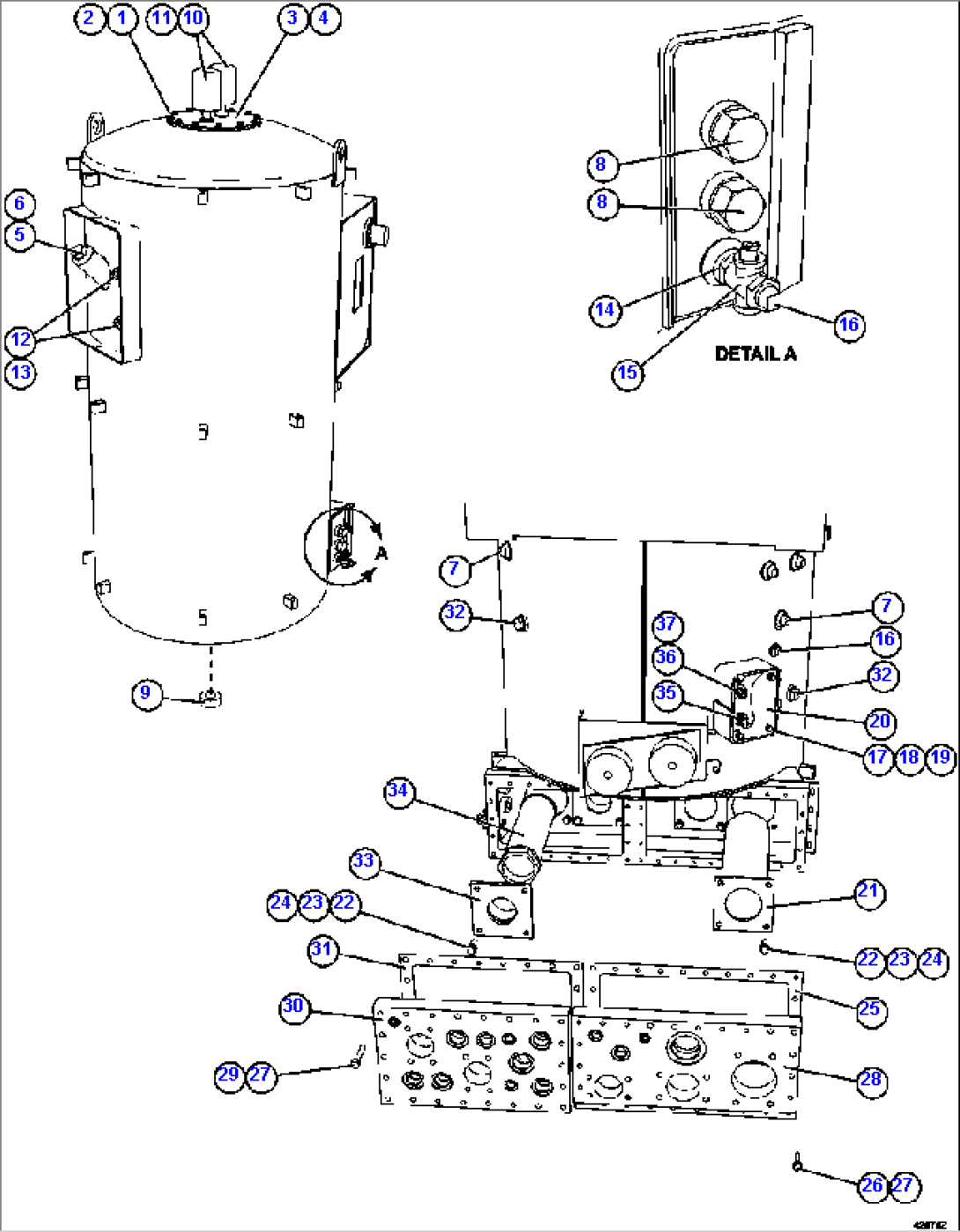 HYDRAULIC TANK ASSEMBLY