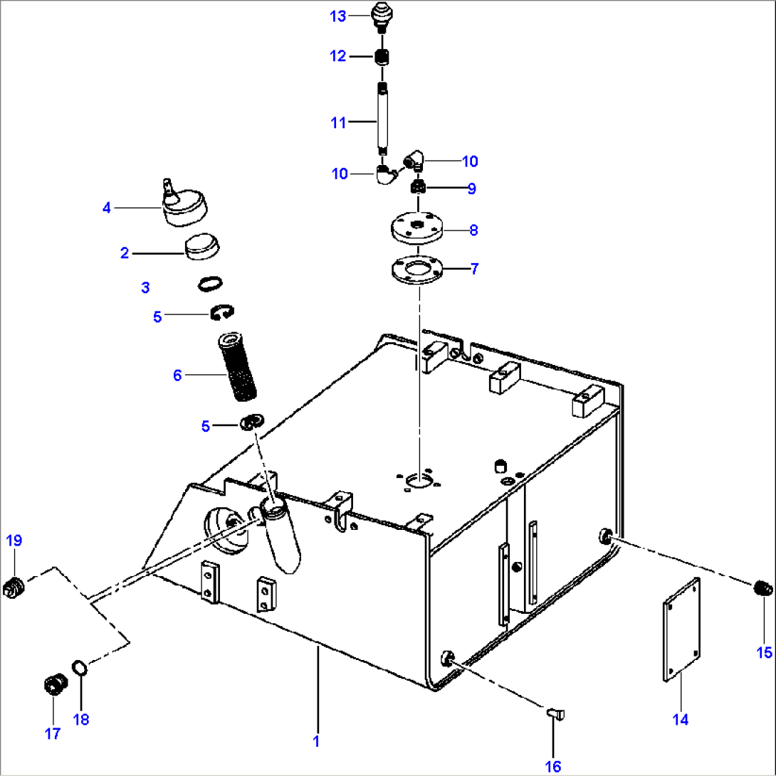 FUEL TANK AND RELATED PARTS