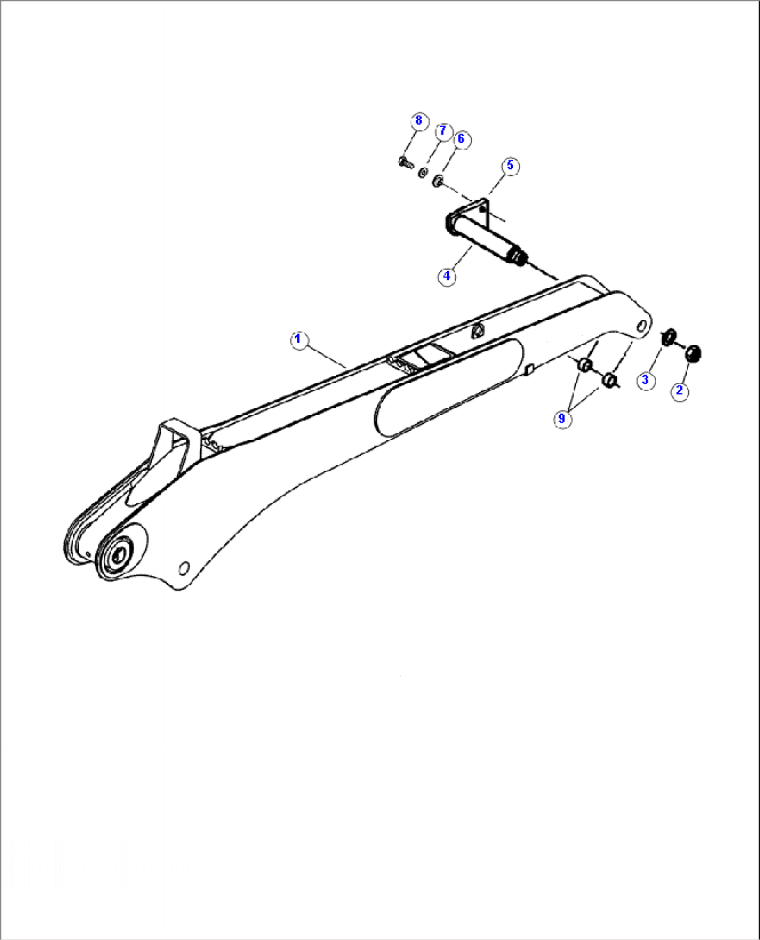 T2015-01A0 DROOP NOSE ARM AND ATTACHMENT PIN