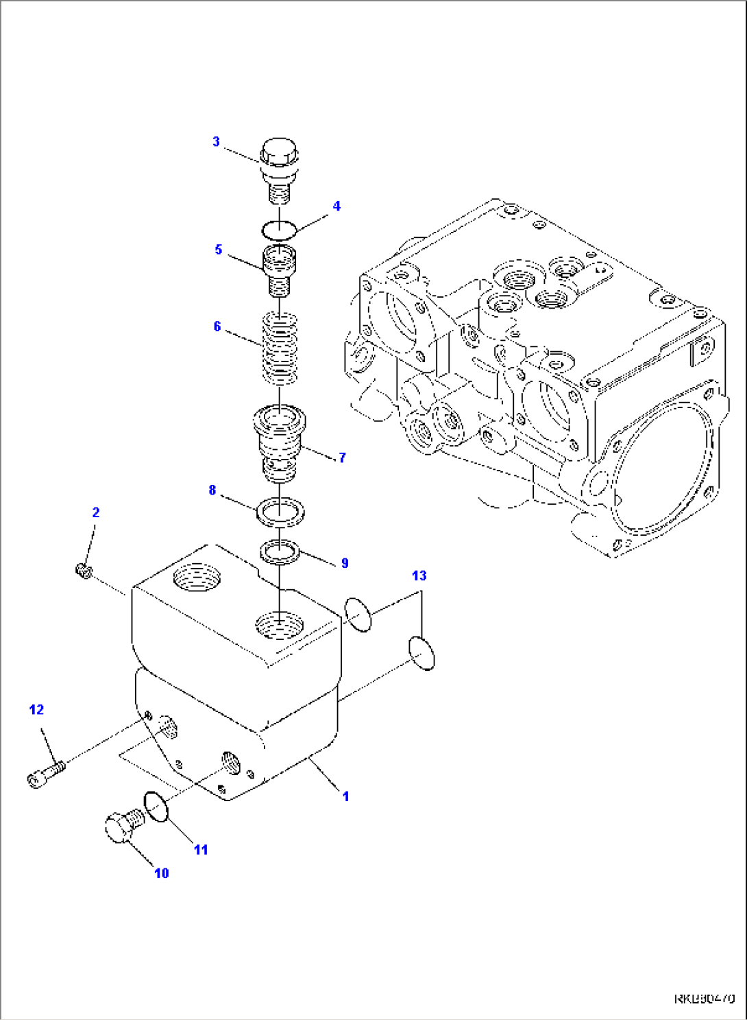 HYDRAULIC PUMP (STANDARD) (13/13)