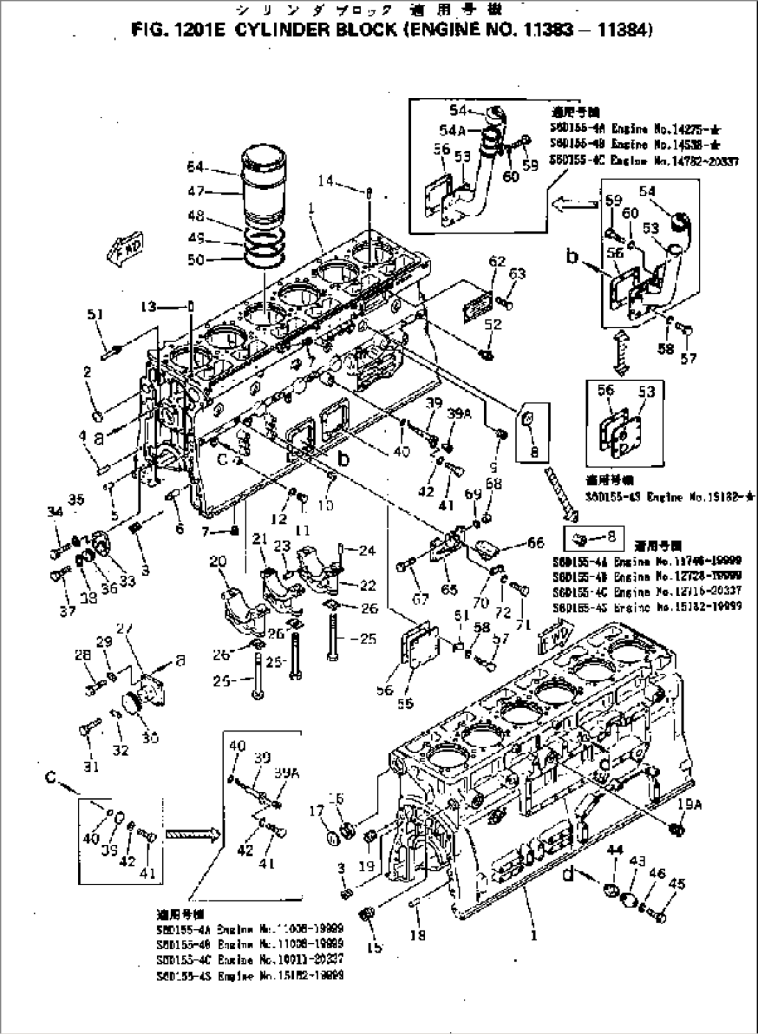 CYLINDER BLOCK(#11383-11384)