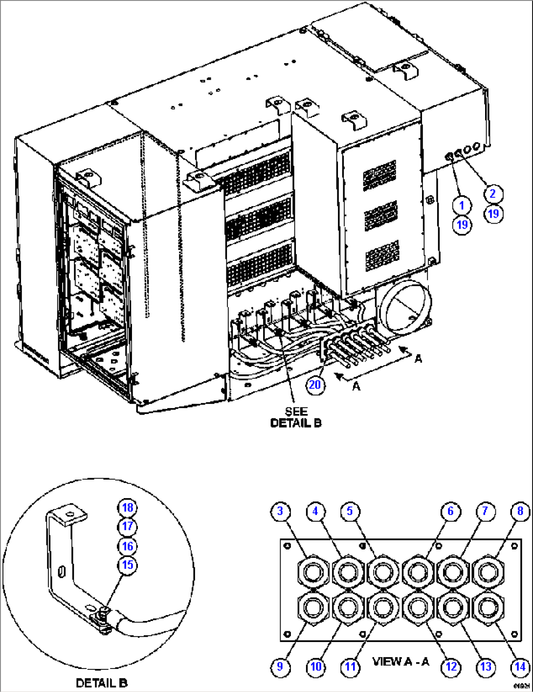 CONTROL CABINET EXTERNAL WIRING 1/3