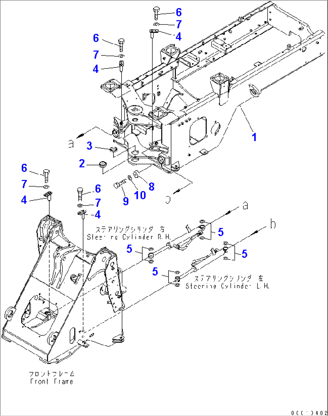 REAR FRAME (TACHOGRAPH)