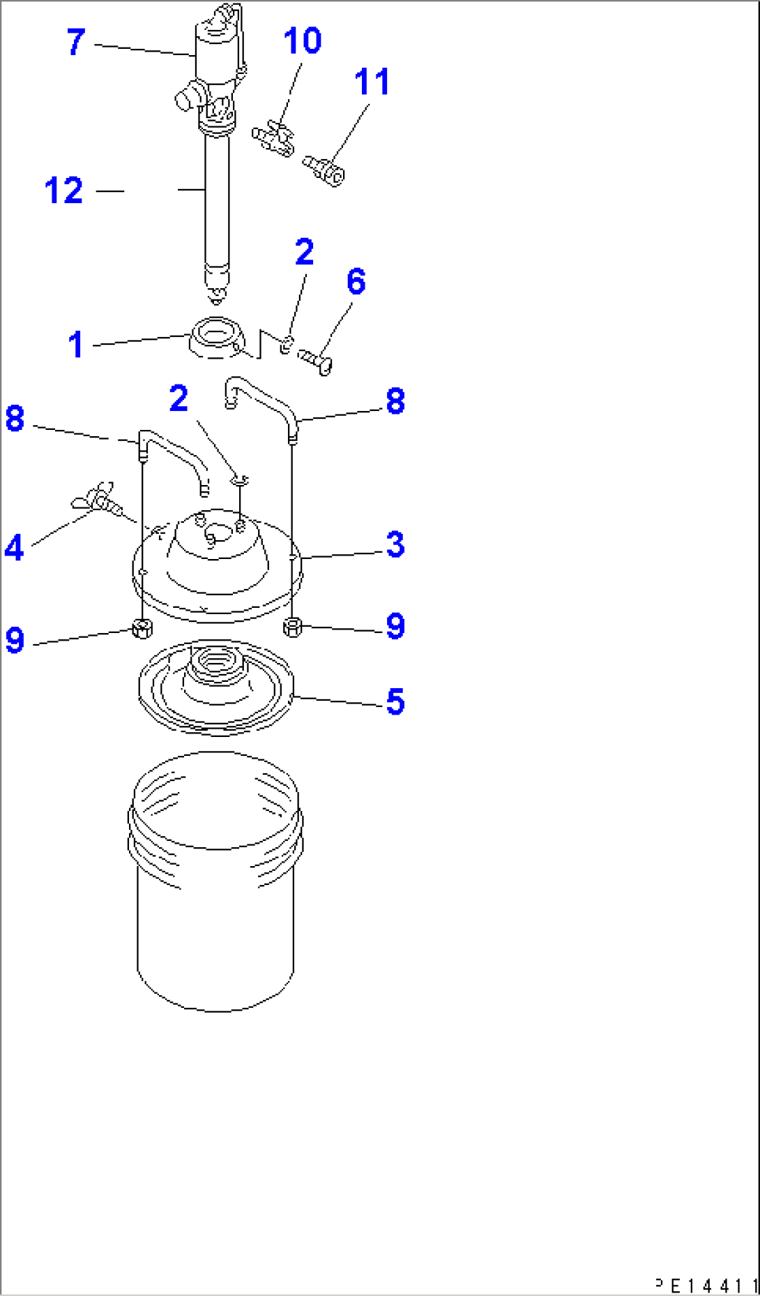 GREASE PUMP AND RELATED PARTS(#10016-)