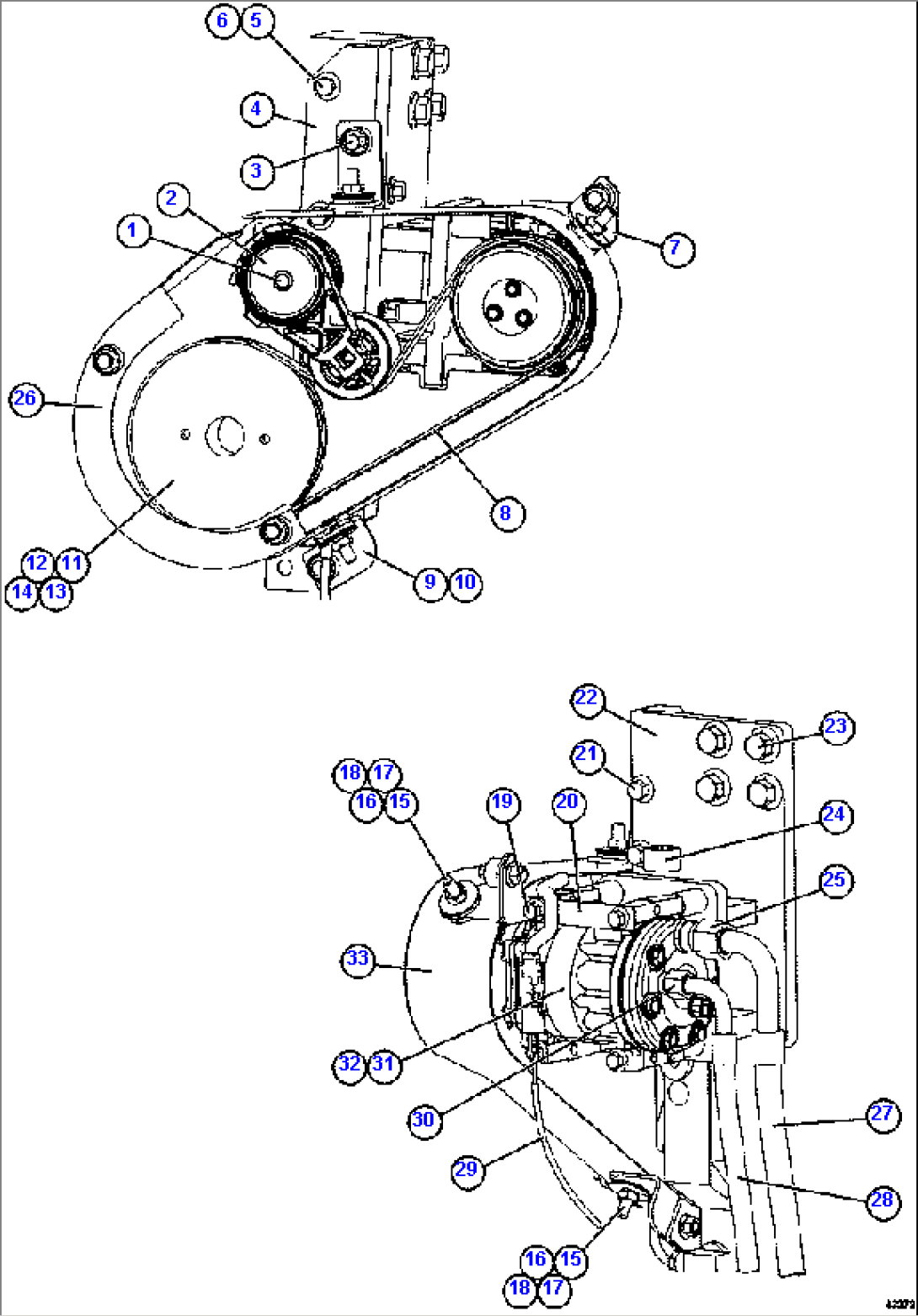 AIR CONDITIONING - COMPRESSOR INSTALLATION