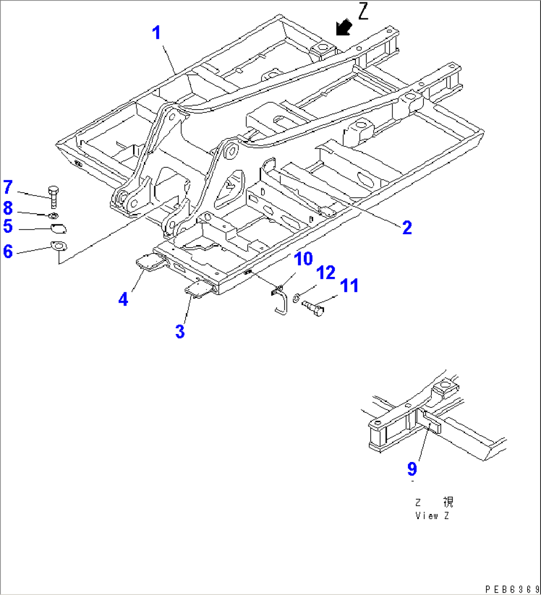 REVOLVING FRAME (WITH F.O.P.S.) (EC SPEC.)(#21535-)