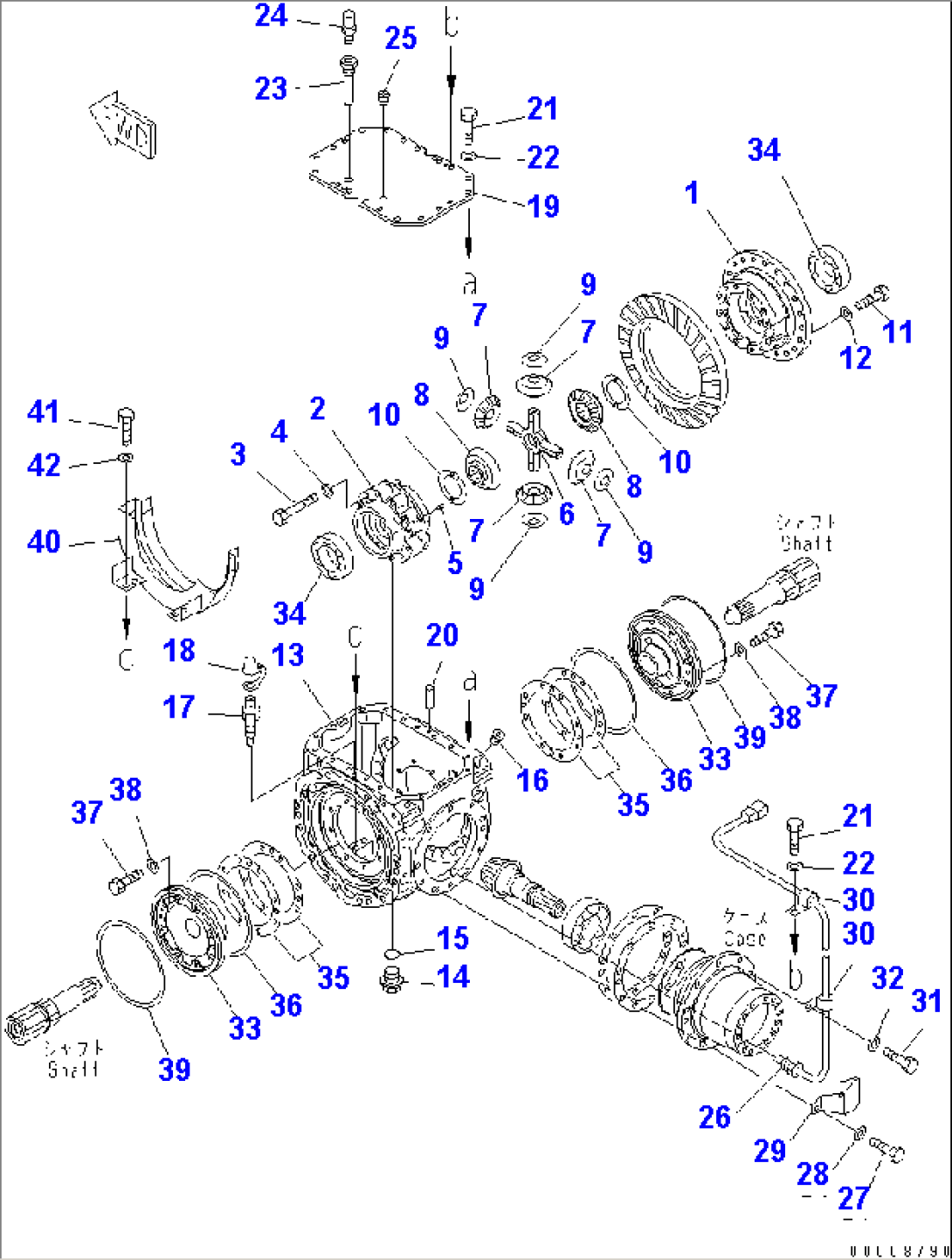 FRONT AXLE (DIFFERENTIAL 2/2)