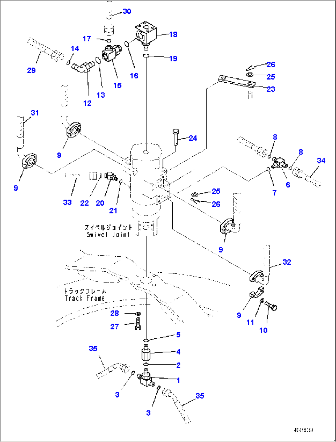 Swivel Joint, Related Parts (#65001-)