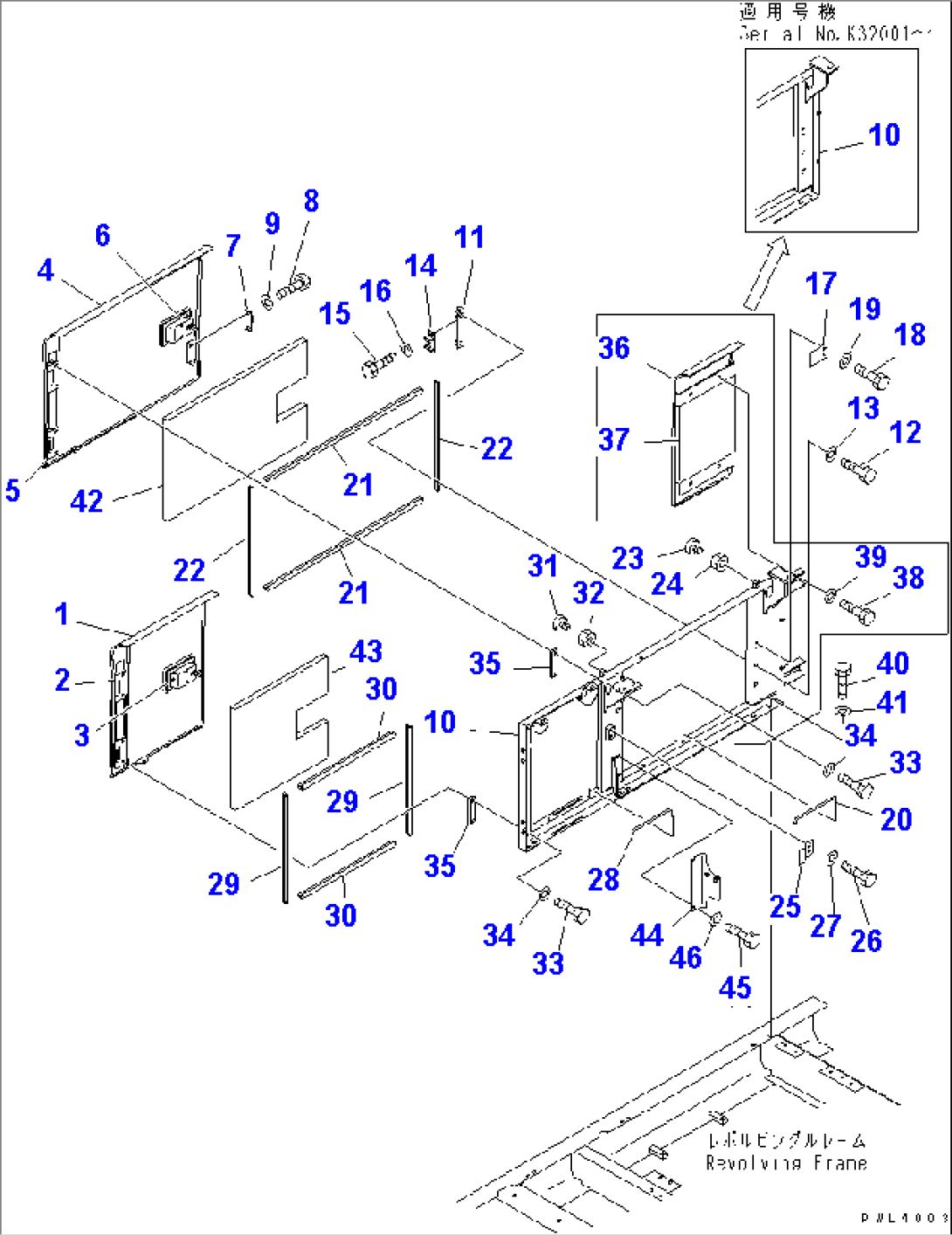 RIGHT SIDE DOOR (MACHINE CAB)
