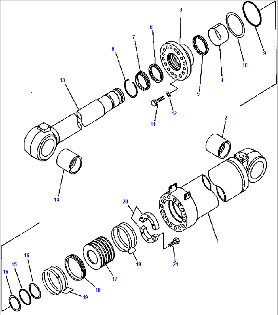 FIG NO. 6311 DUMP CYLINDER
