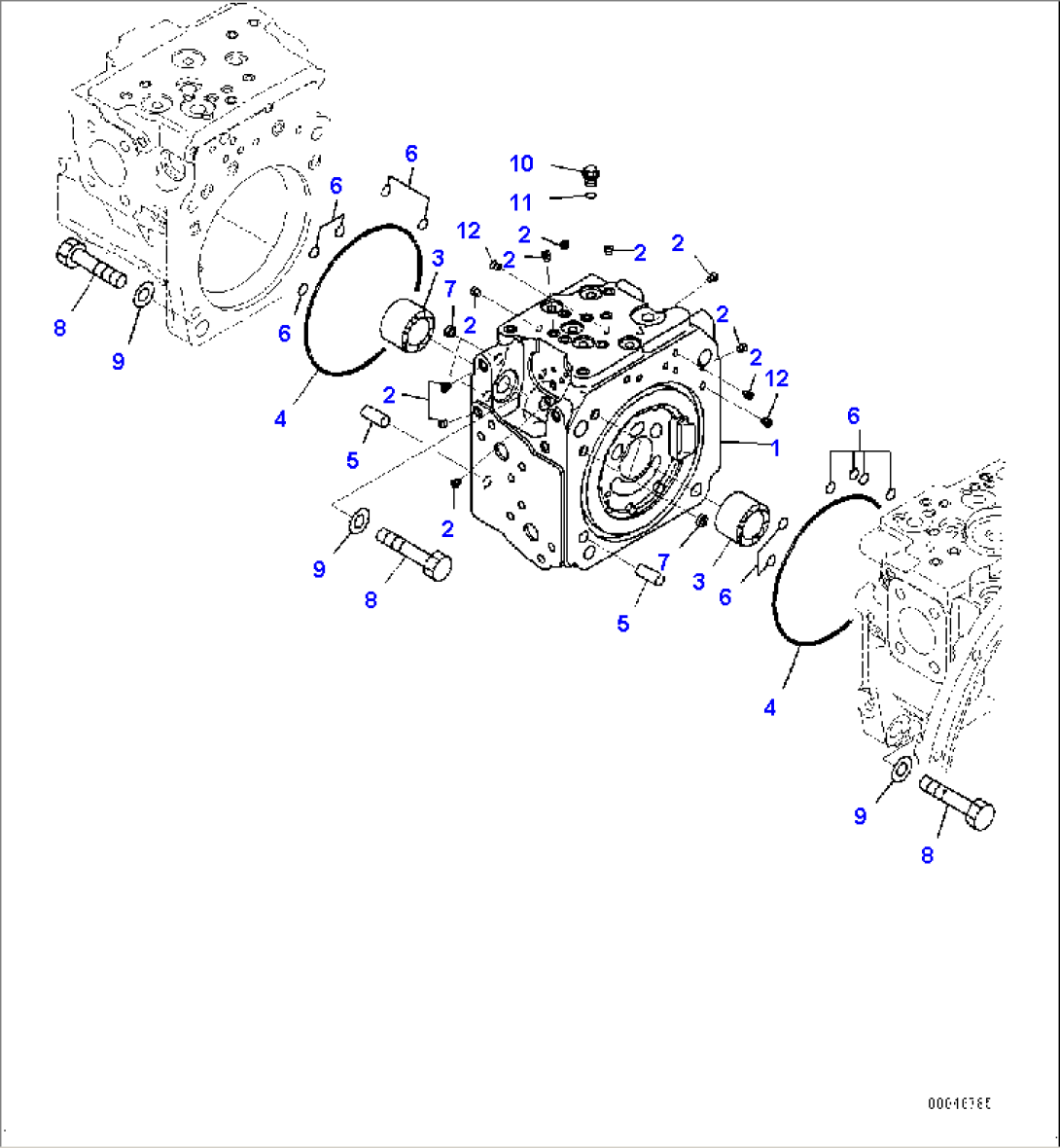 Main Pump, Inner Parts, Hydraulic Pump (2/11)