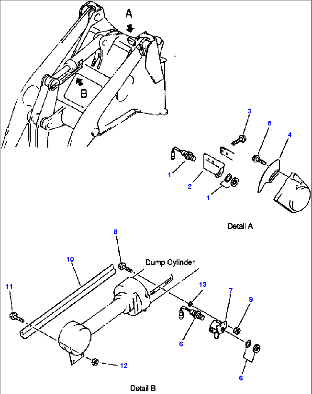 BOOM-KICK OUT AND BUCKET POSITIONER